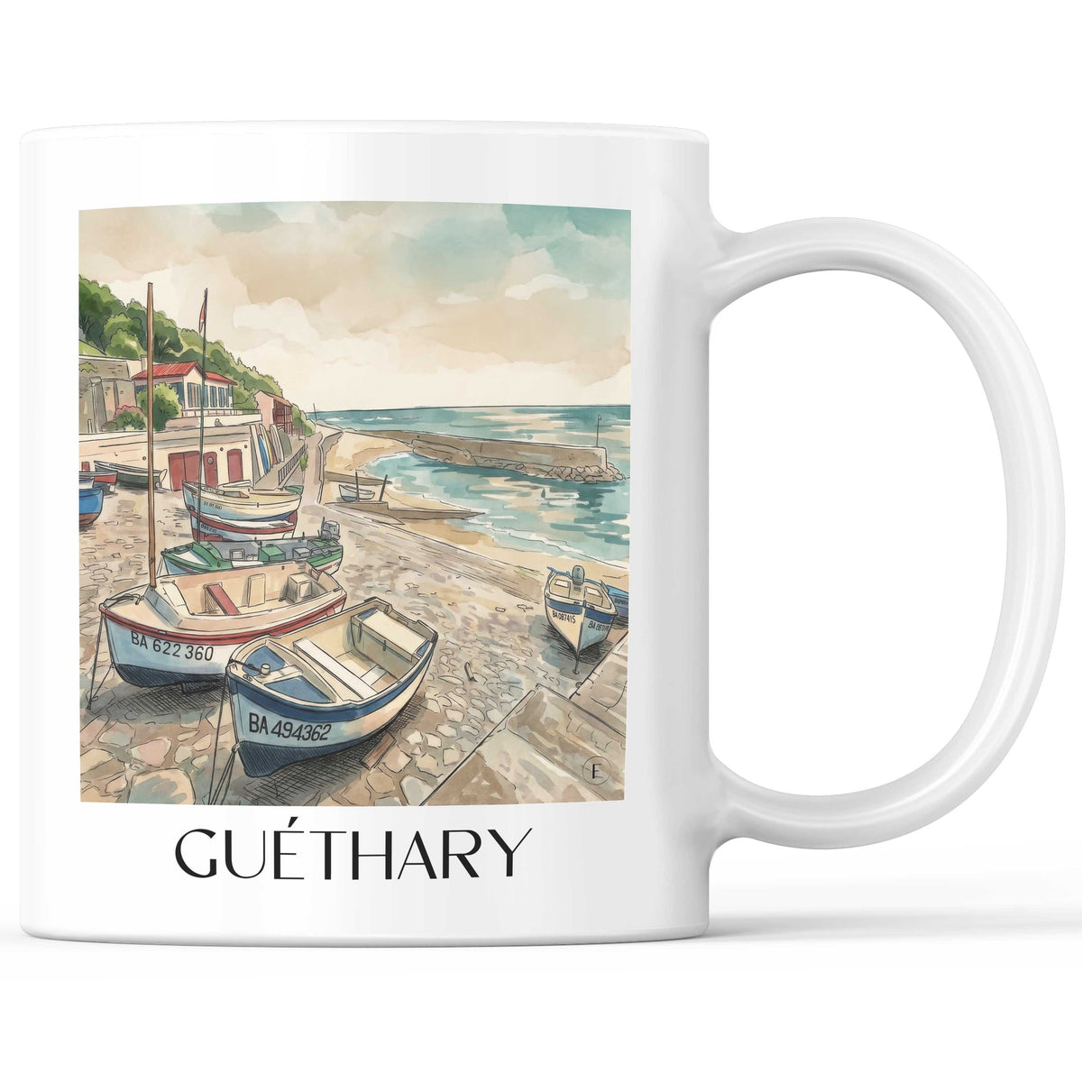 guéthary-pays-basque-frankreich-kaffeebecher-aquarell