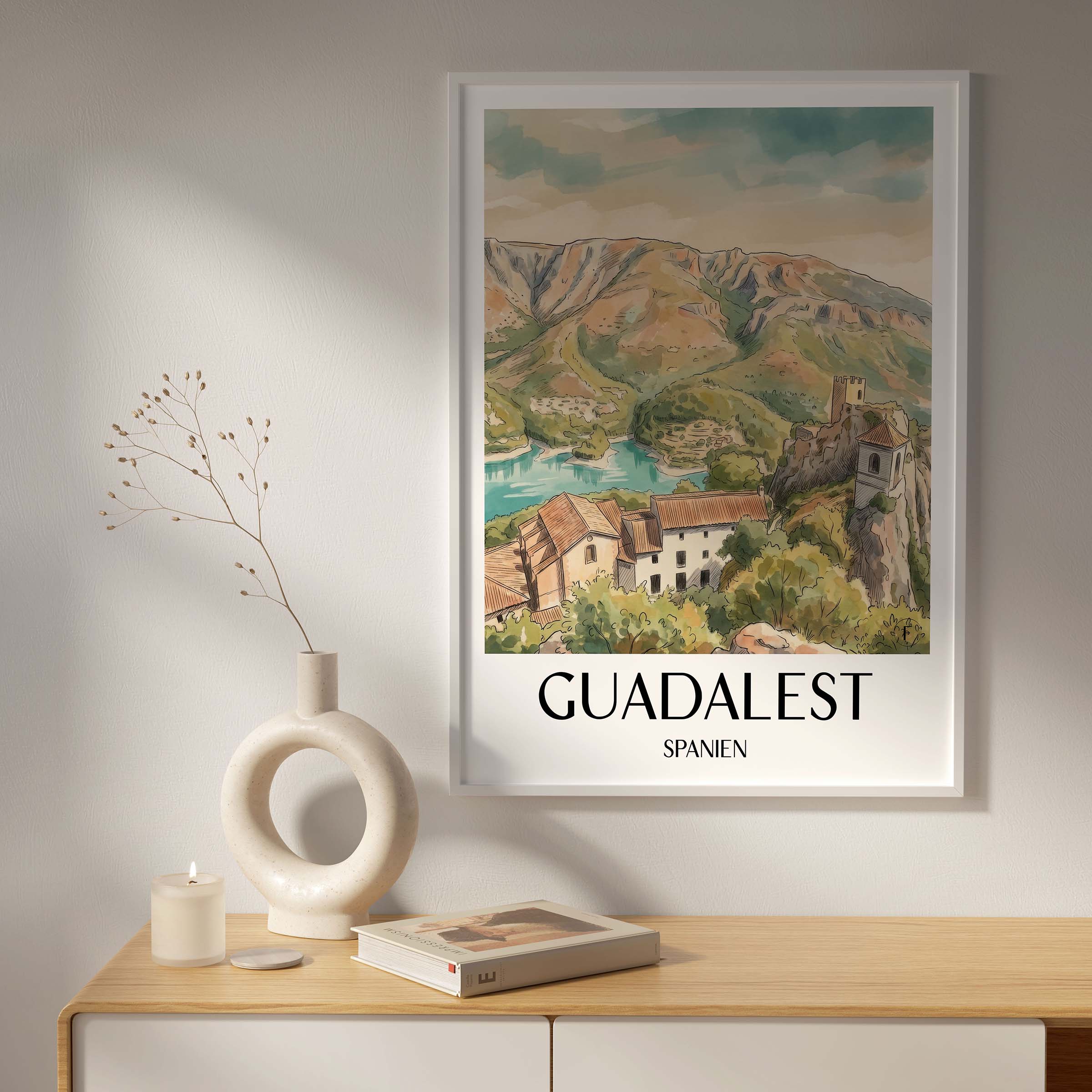 guadalest-spanien-spanien-poster-aquarell
