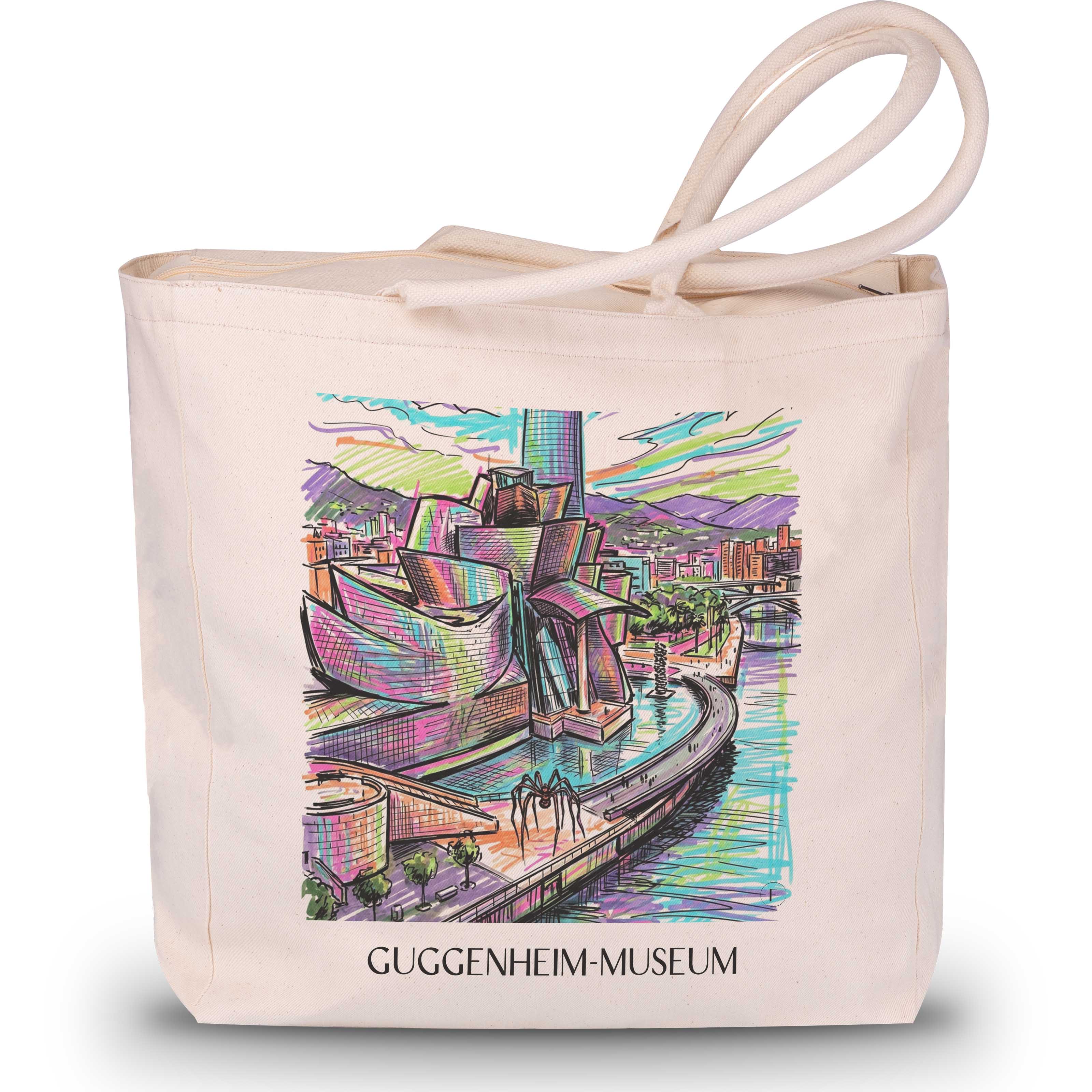 guggenheim-museum-bilbao-spanien-einkaufstasche-graffiti