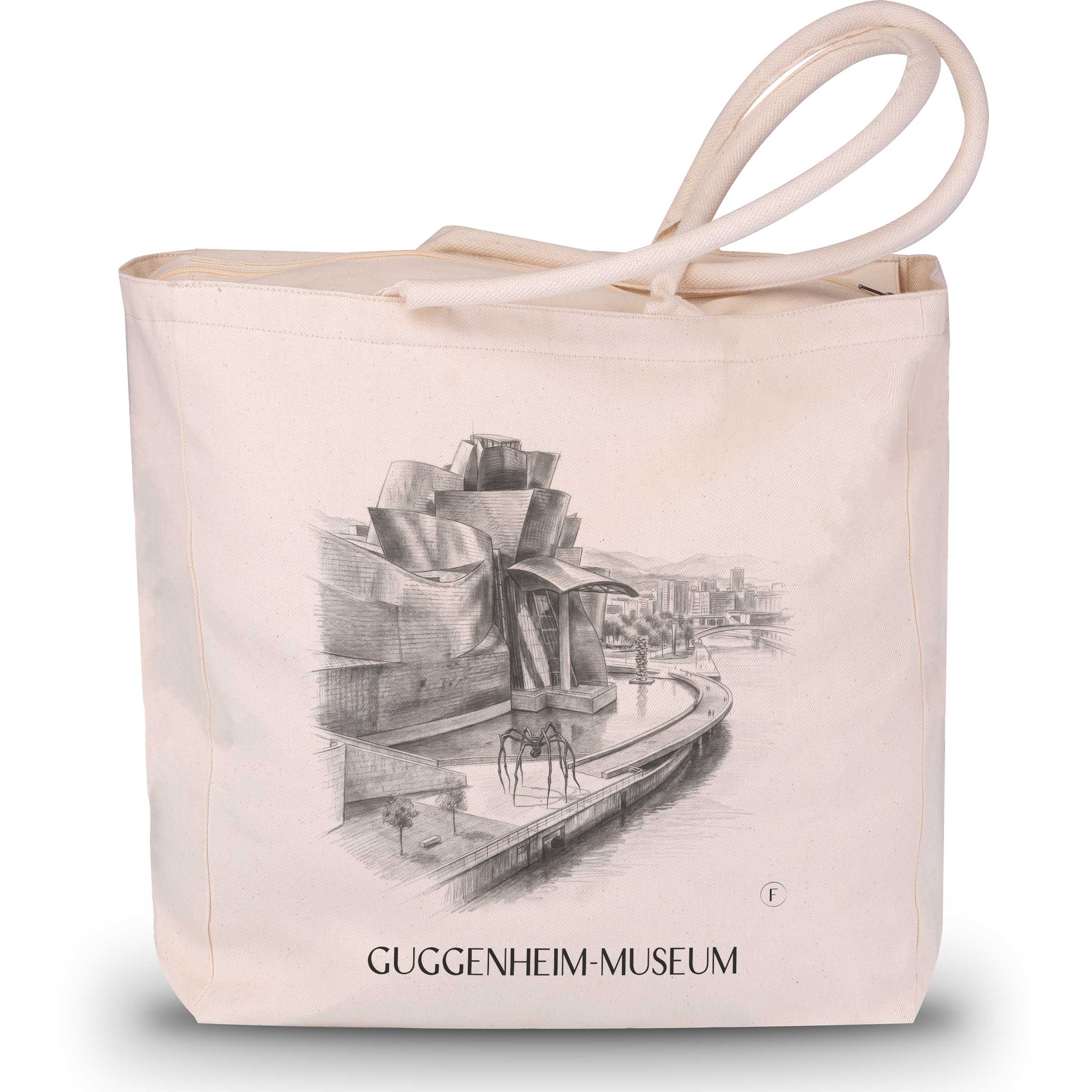 guggenheim-museum-bilbao-spanien-einkaufstasche-bleistift-zeichnung-drawing