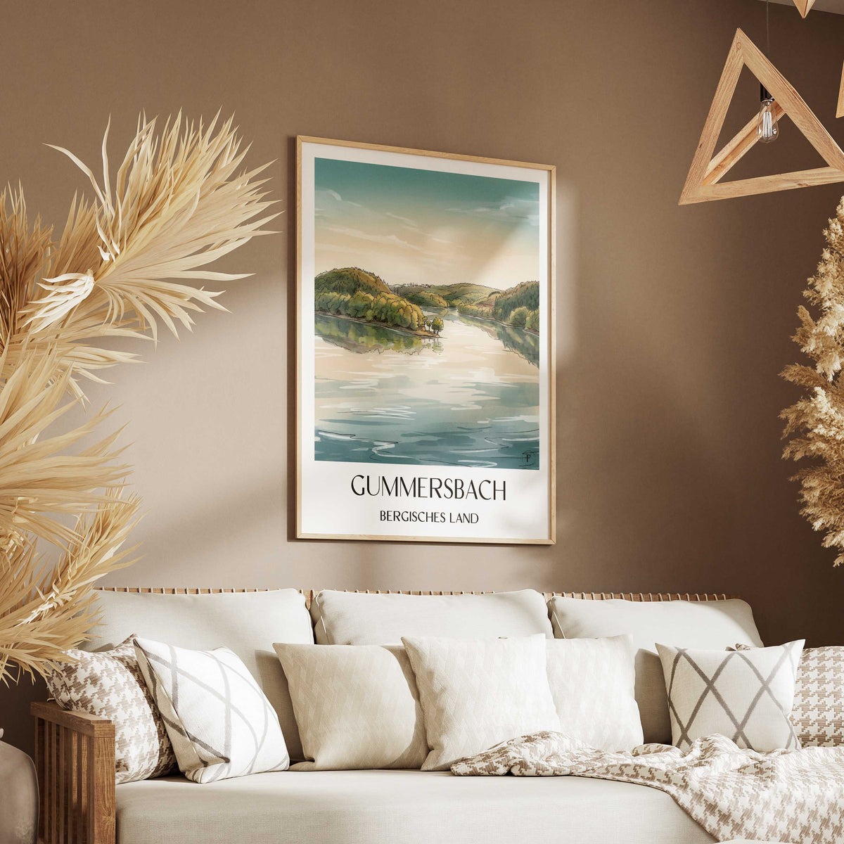 gummersbach-bergisches-land-deutschland-poster-aquarell