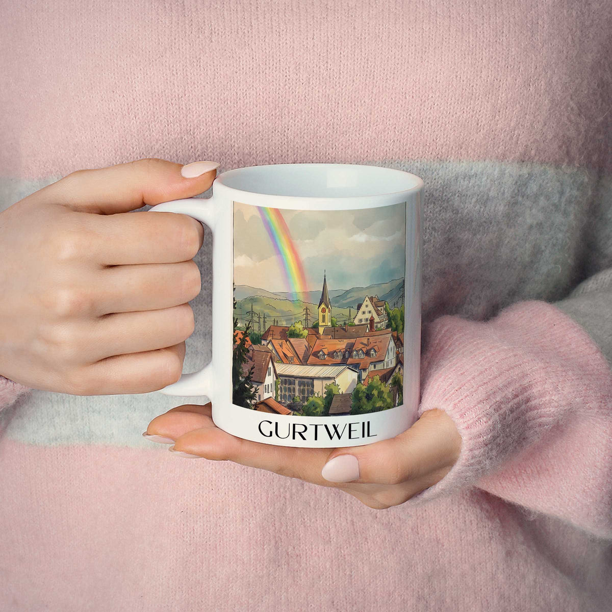 gurtweil-südschwarzwald-deutschland-kaffeebecher-aquarell