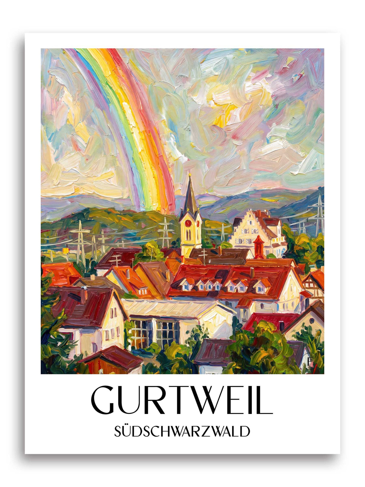 gurtweil-südschwarzwald-deutschland-poster-oil-painting-oelgemaelde