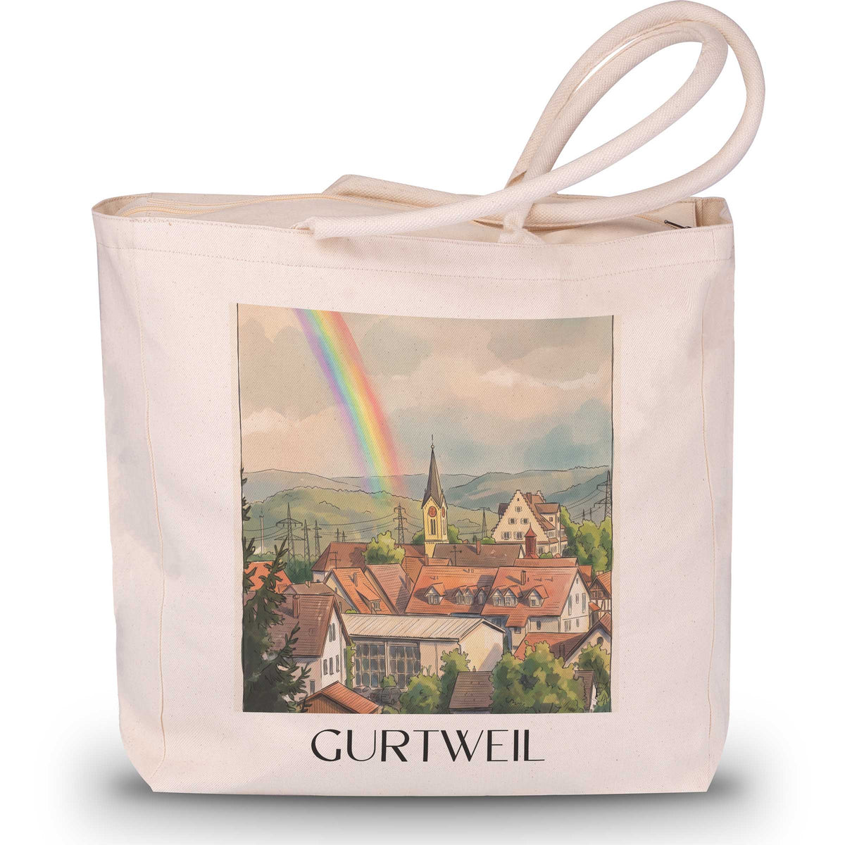 gurtweil-südschwarzwald-deutschland-einkaufstasche-aquarell