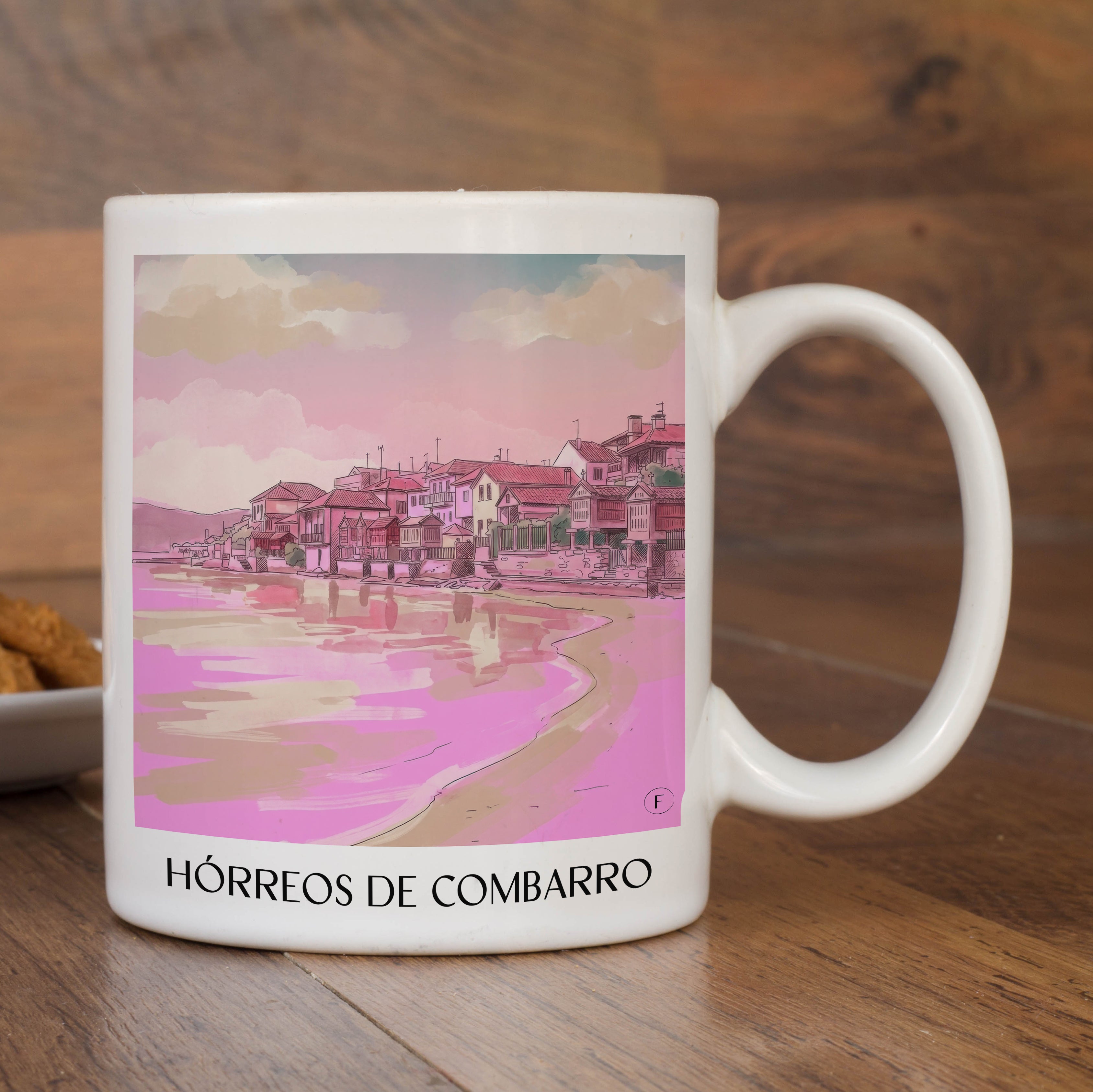 hórreos-de-combarro-spanien-spanien-kaffeebecher-aquarell-pink-rosa