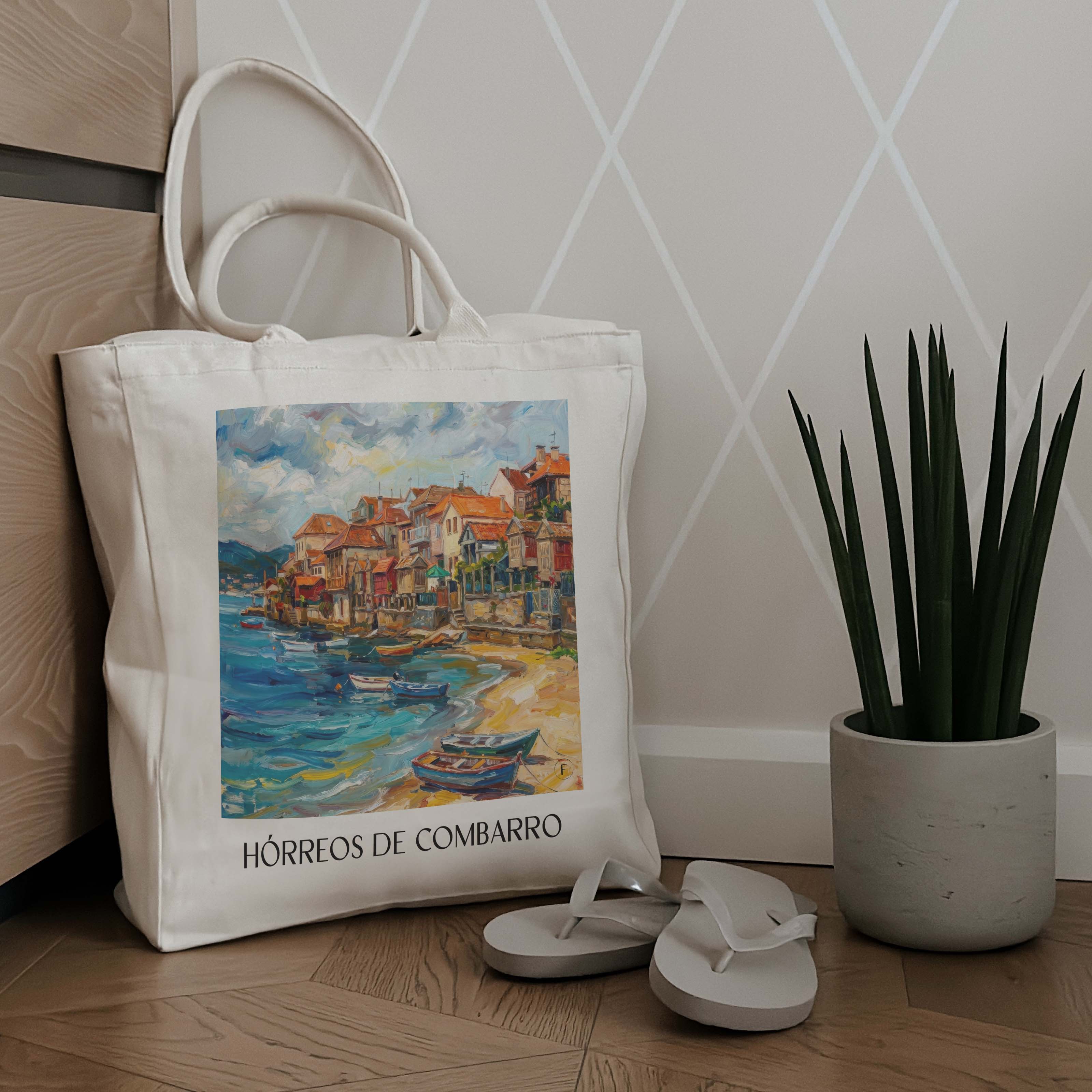 hórreos-de-combarro-spanien-spanien-einkaufstasche-oil-painting-oelgemaelde
