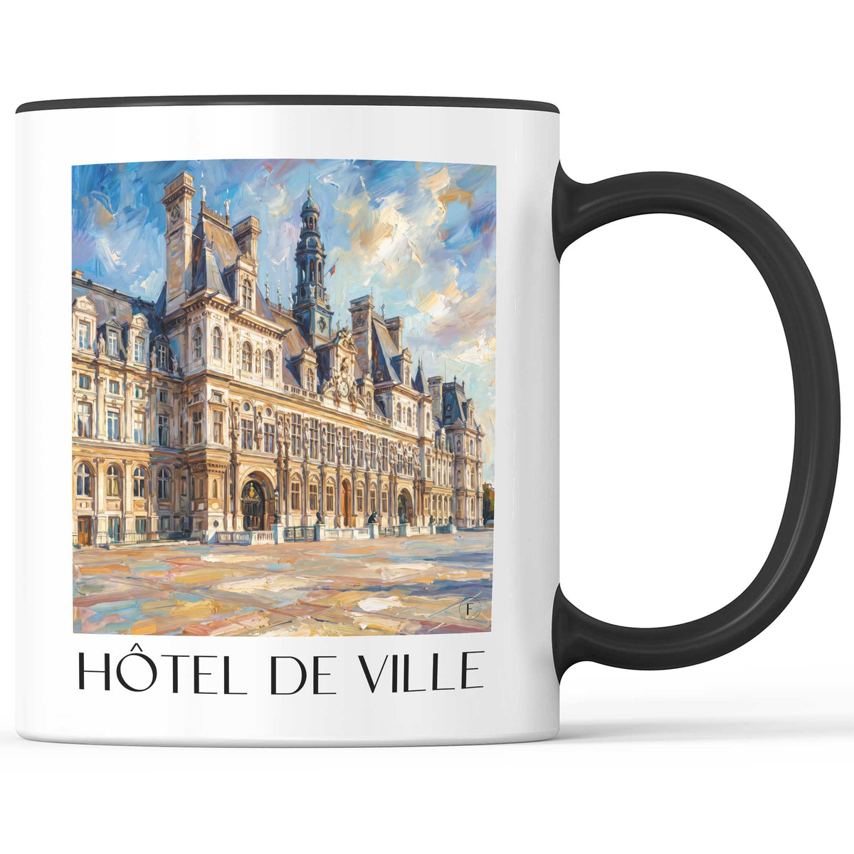 hôtel-de-ville-paris-frankreich-kaffeebecher-oil-painting-oelgemaelde
