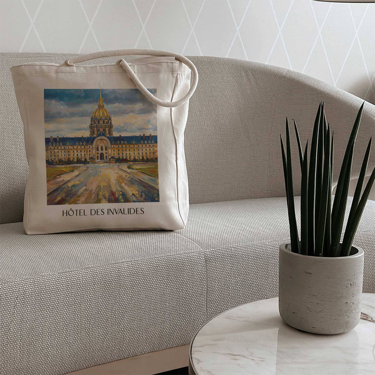 hôtel-des-invalides-paris-frankreich-einkaufstasche-oil-painting-oelgemaelde