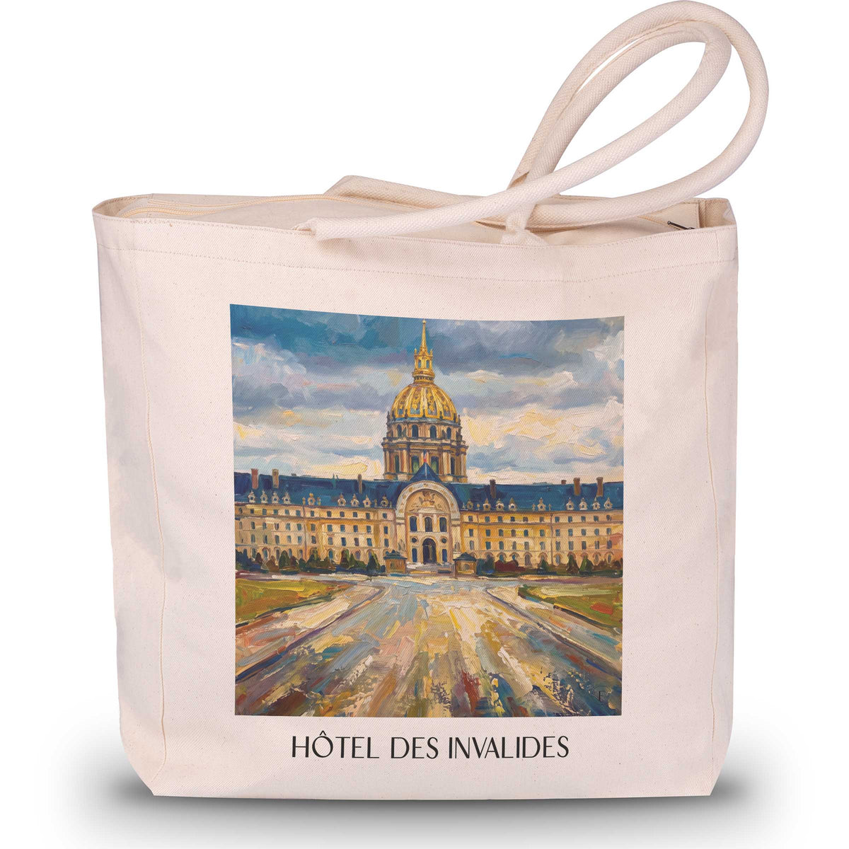 Hôtel des Invalides Shopping Tasche - Paris - Frankreich Tote Bag - Einkaufstasche im Ölgemälde Stil - favplace