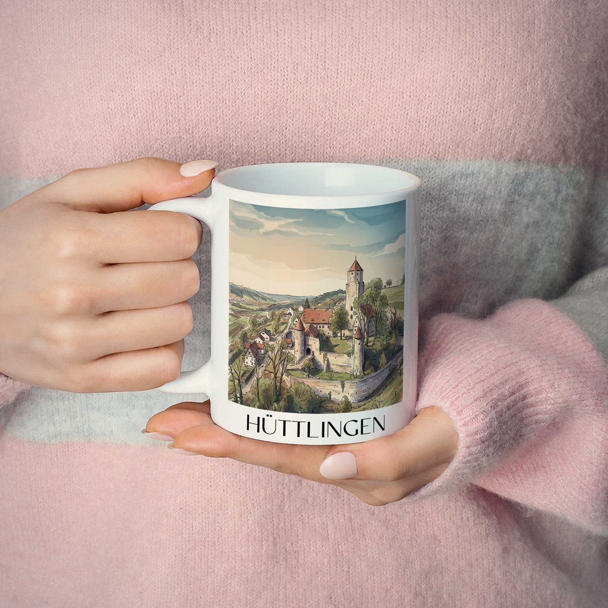 hüttlingen-ostalb-deutschland-kaffeebecher-aquarell