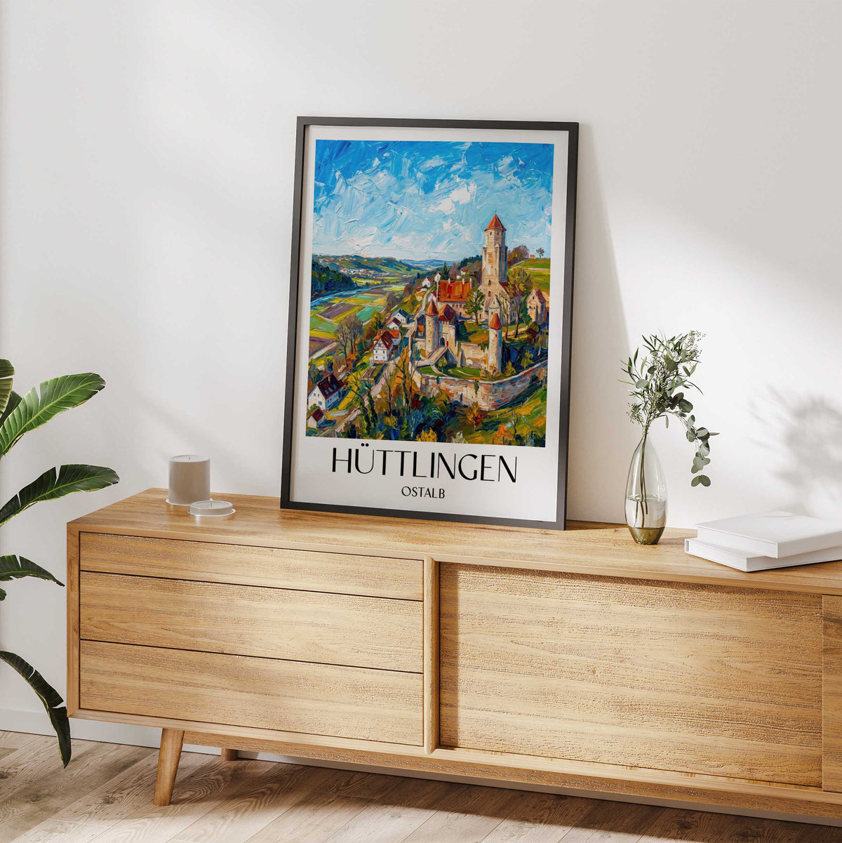 hüttlingen-ostalb-deutschland-poster-oil-painting-oelgemaelde