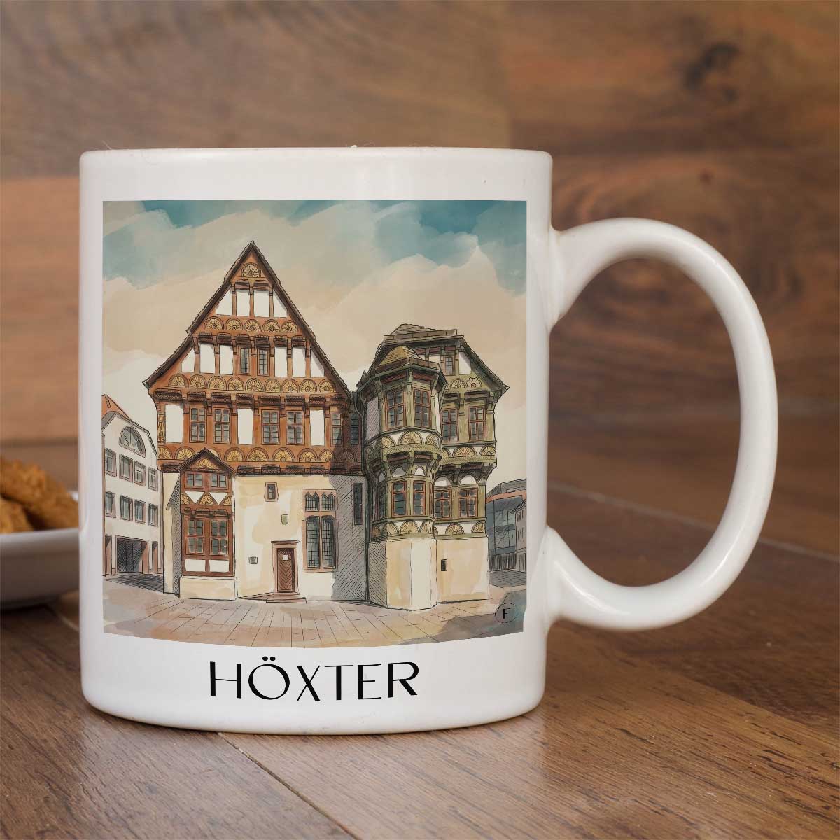 höxter-ostwestfalen-deutschland-kaffeebecher-aquarell