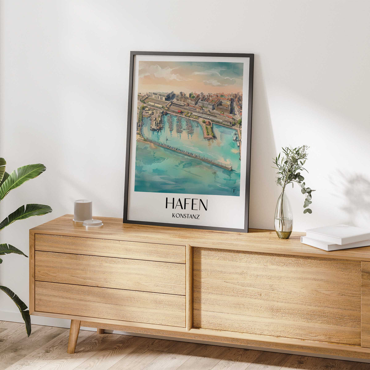 hafen-konstanz-deutschland-poster-aquarell