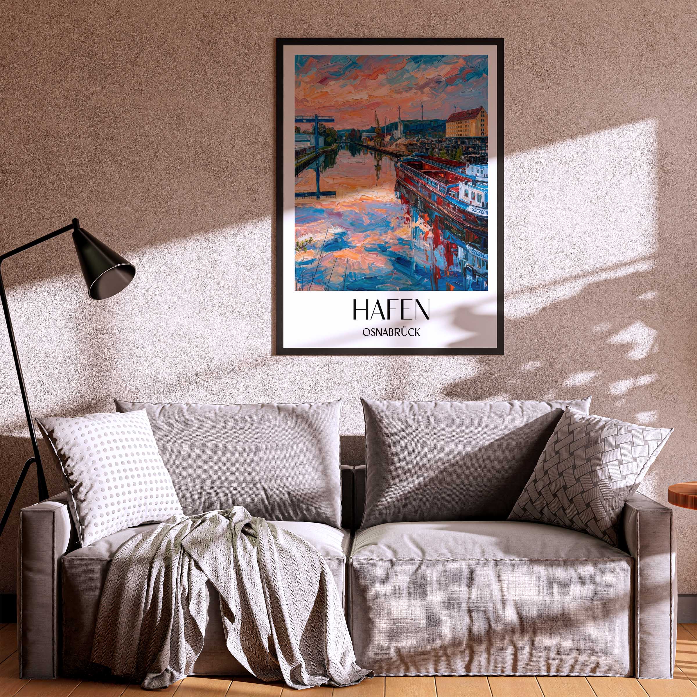 hafen-osnabrück-deutschland-poster-oil-painting-oelgemaelde