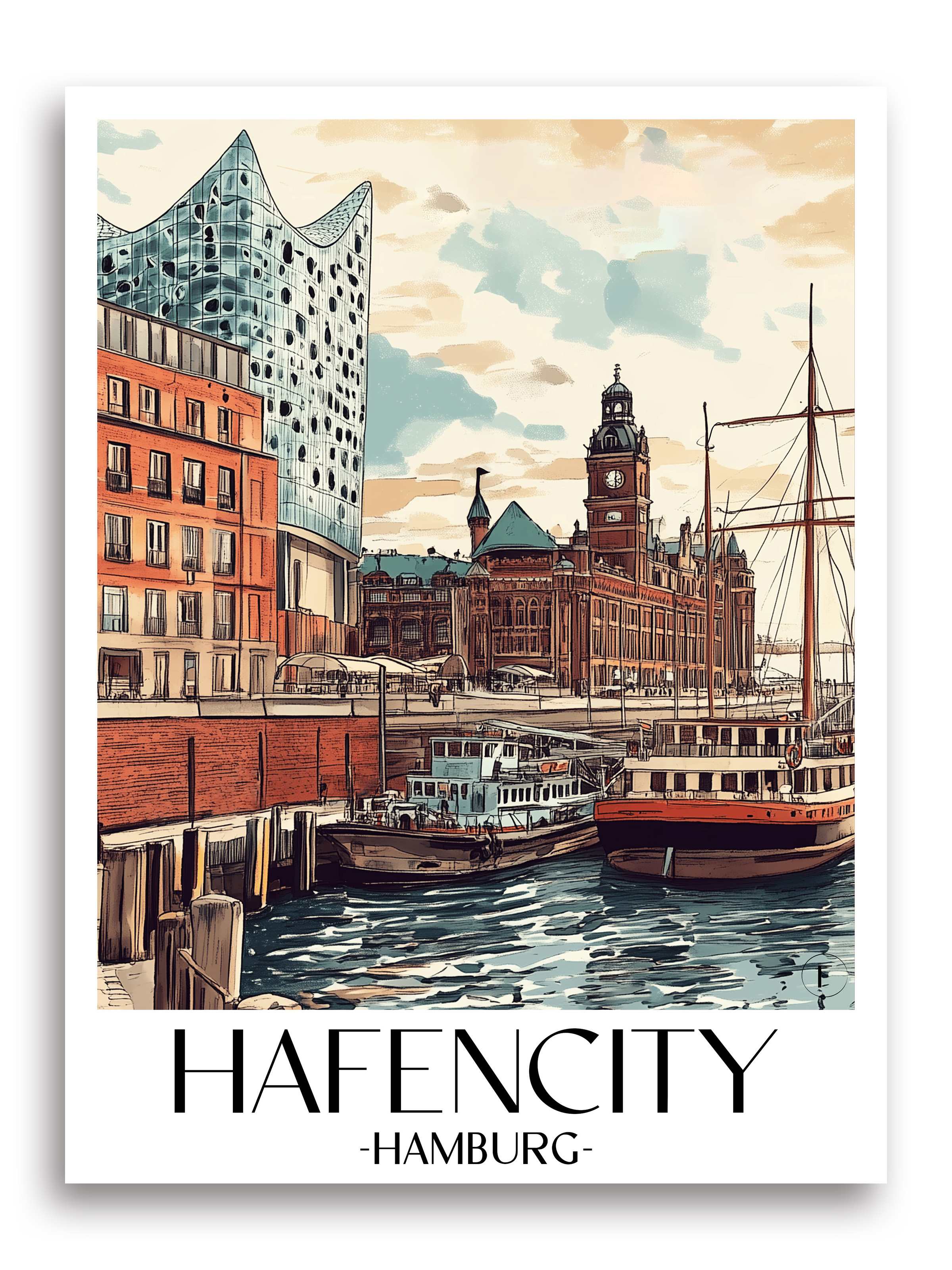 hafencity-hamburg-deutschland-poster-aquarell