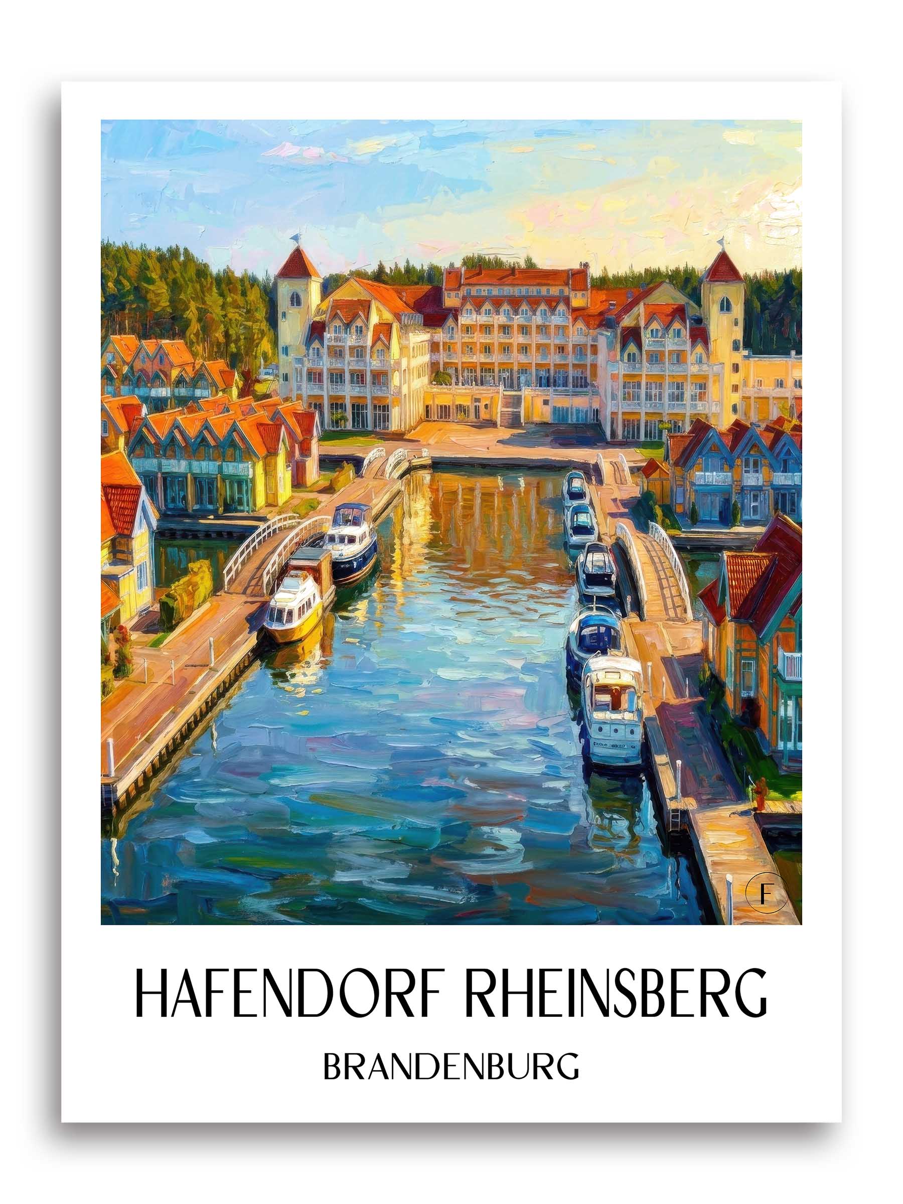 hafendorf-rheinsberg-brandenburg-deutschland-poster-oil-painting-oelgemaelde