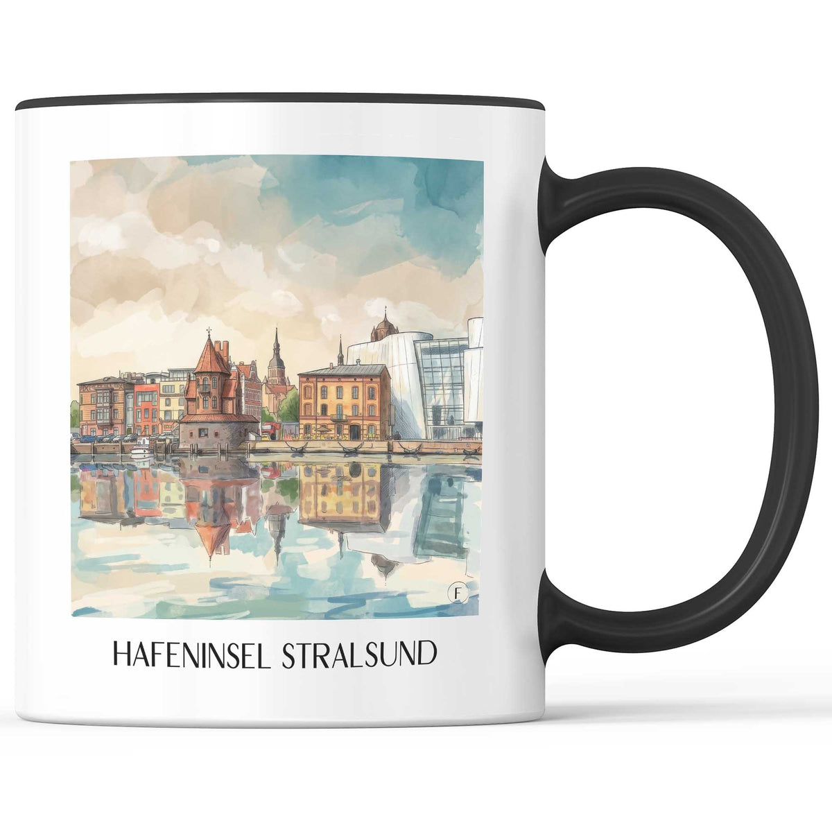 hafeninsel-stralsund-deutschland-kaffeebecher-aquarell