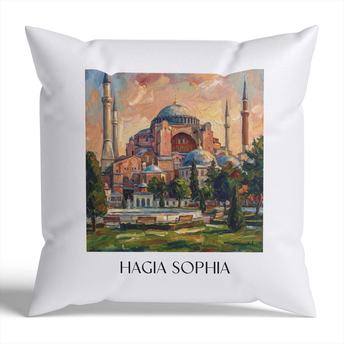 hagia-sophia-türkei-türkei-kissenbezug-oil-painting-oelgemaelde