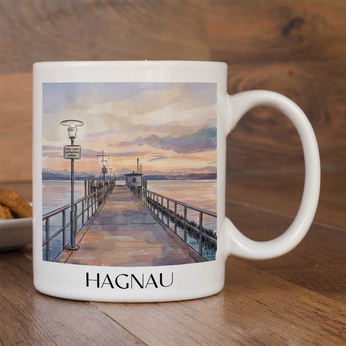 hagnau-bodensee-deutschland-kaffeebecher-aquarell