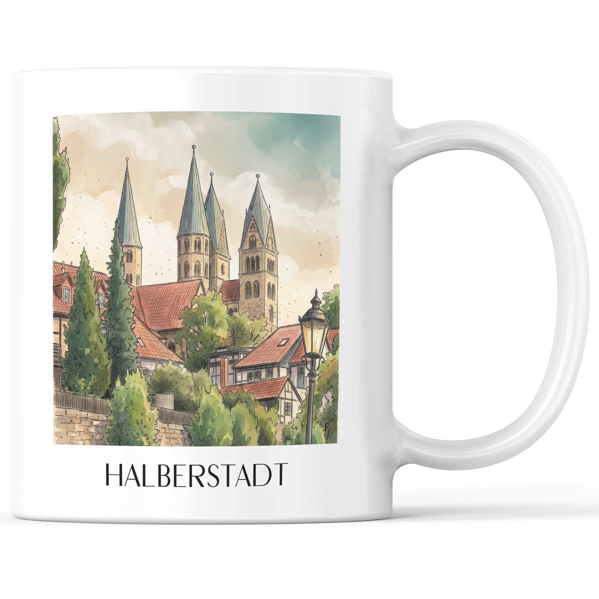 halberstadt-harz-deutschland-kaffeebecher-aquarell