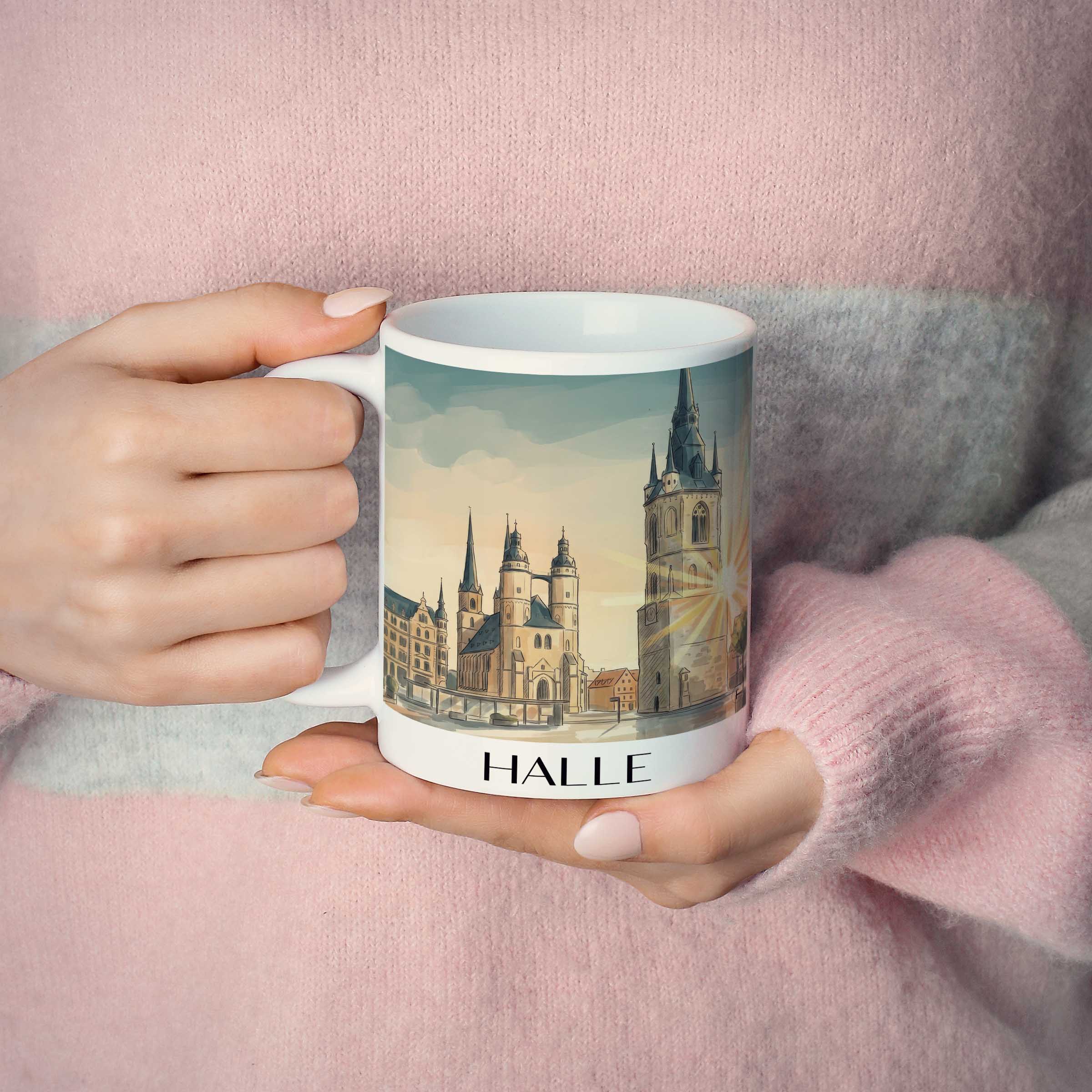 halle-sachsen-anhalt-deutschland-kaffeebecher-aquarell