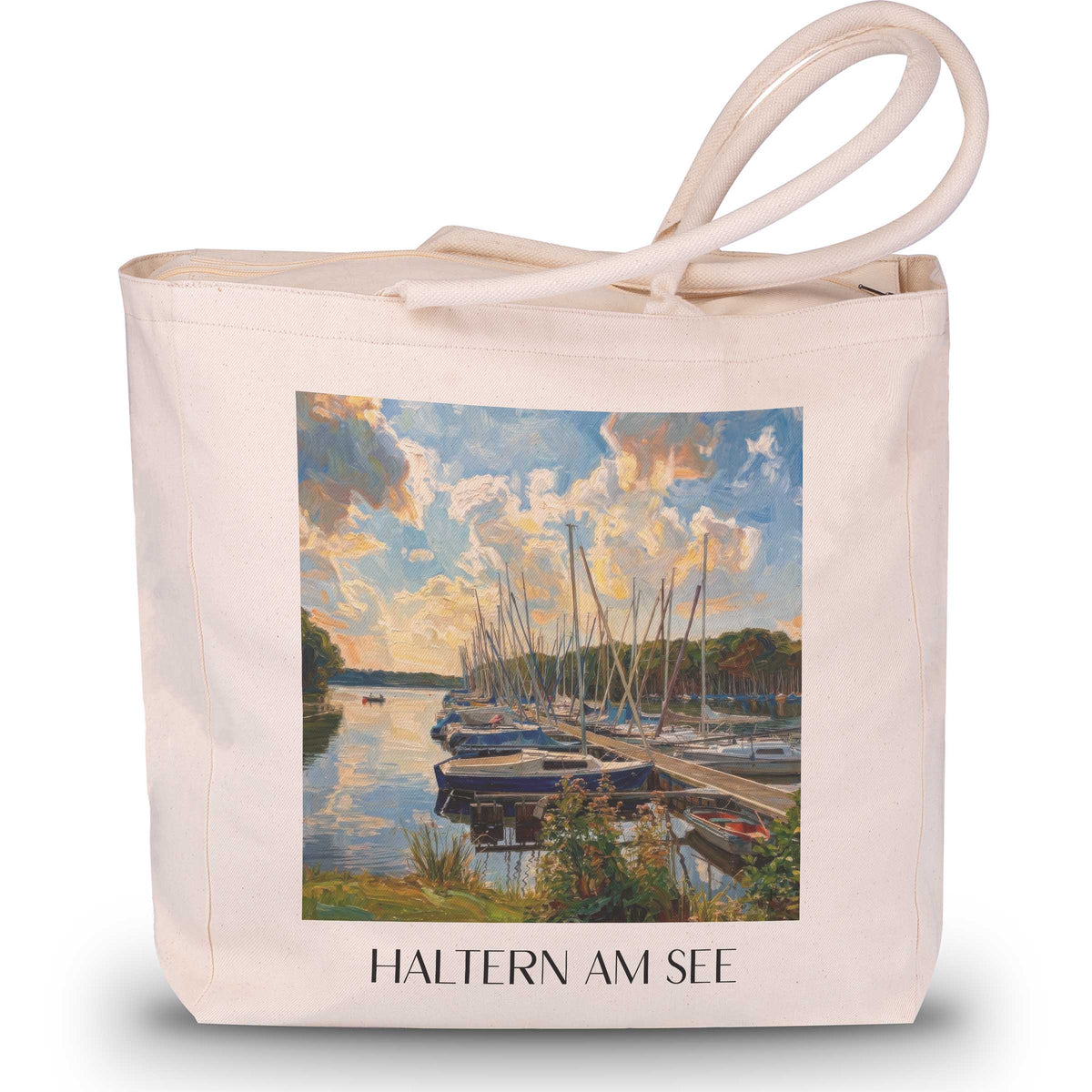 haltern-am-see-münsterland-deutschland-einkaufstasche-oil-painting-oelgemaelde