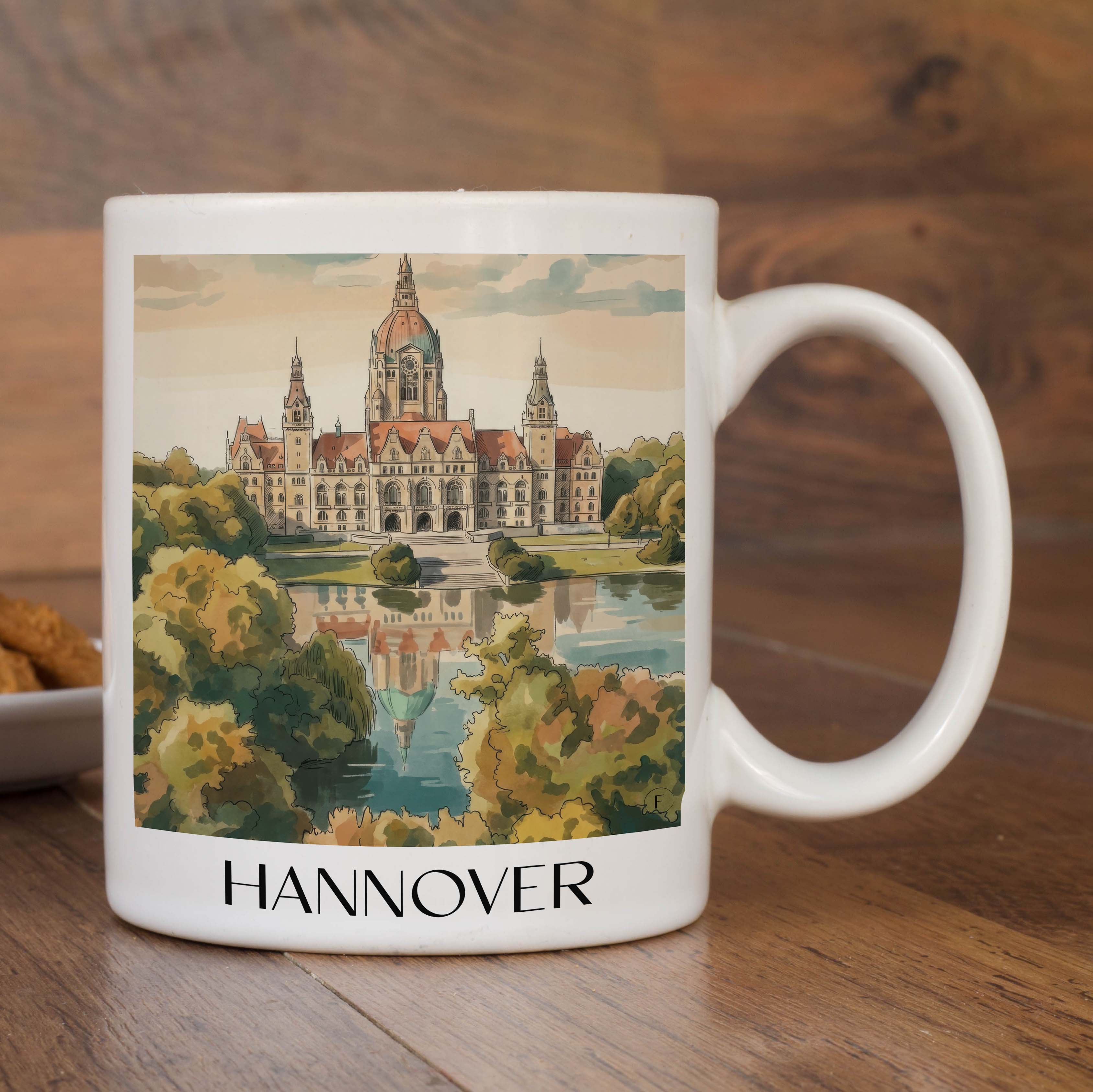 hannover-deutschland-kaffeebecher-aquarell