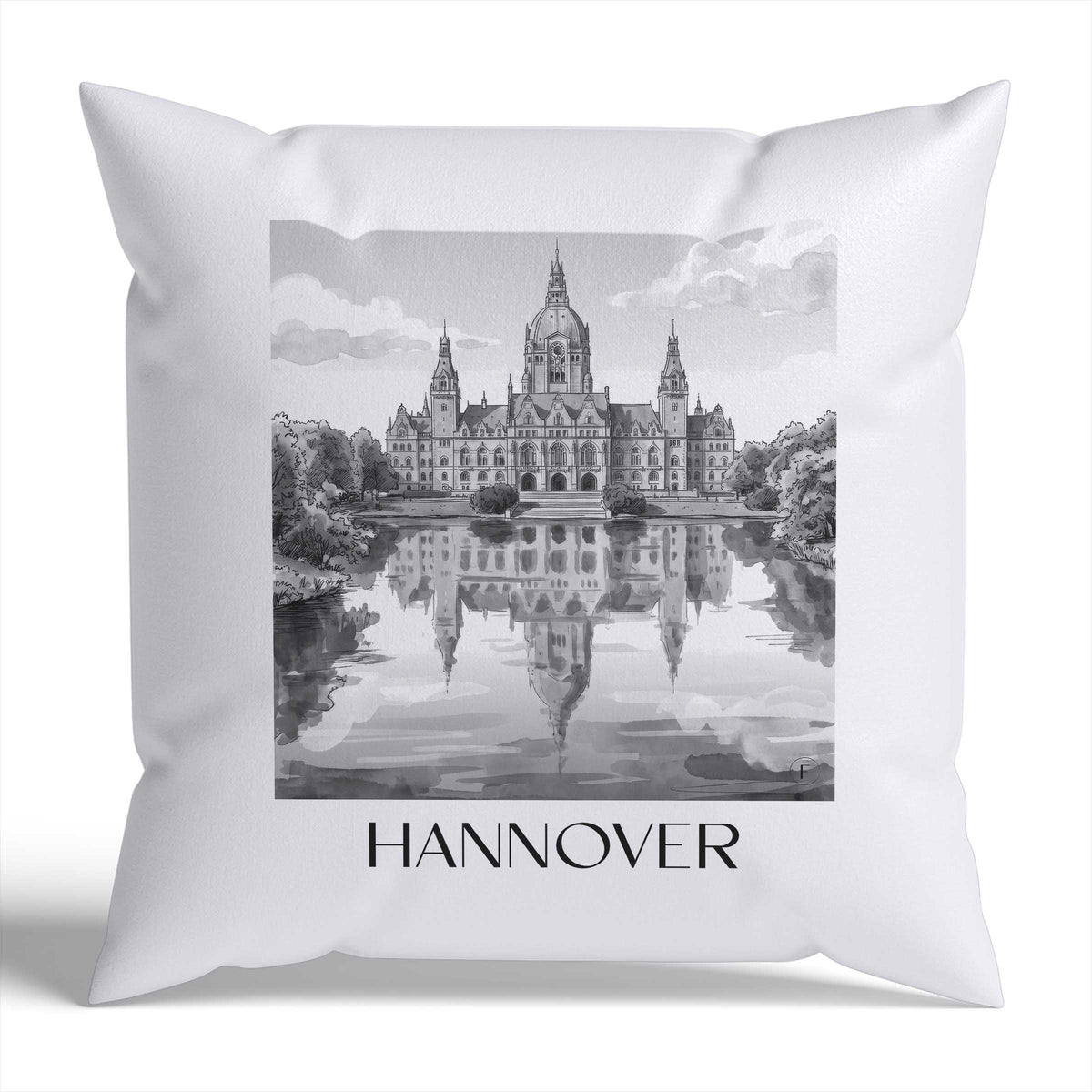 hannover-deutschland-deutschland-kissenbezug-aquarell-schwarz-weiss