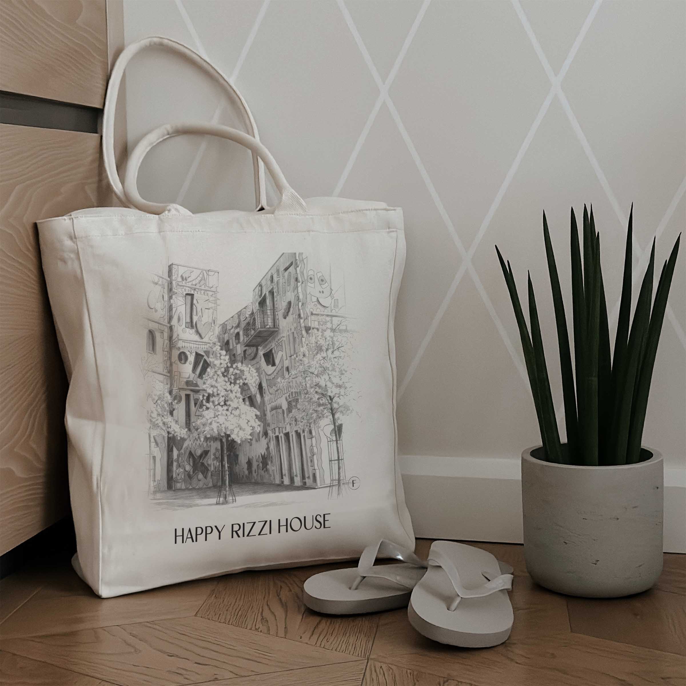 happy-rizzi-house-braunschweig-deutschland-einkaufstasche-bleistift-zeichnung-drawing