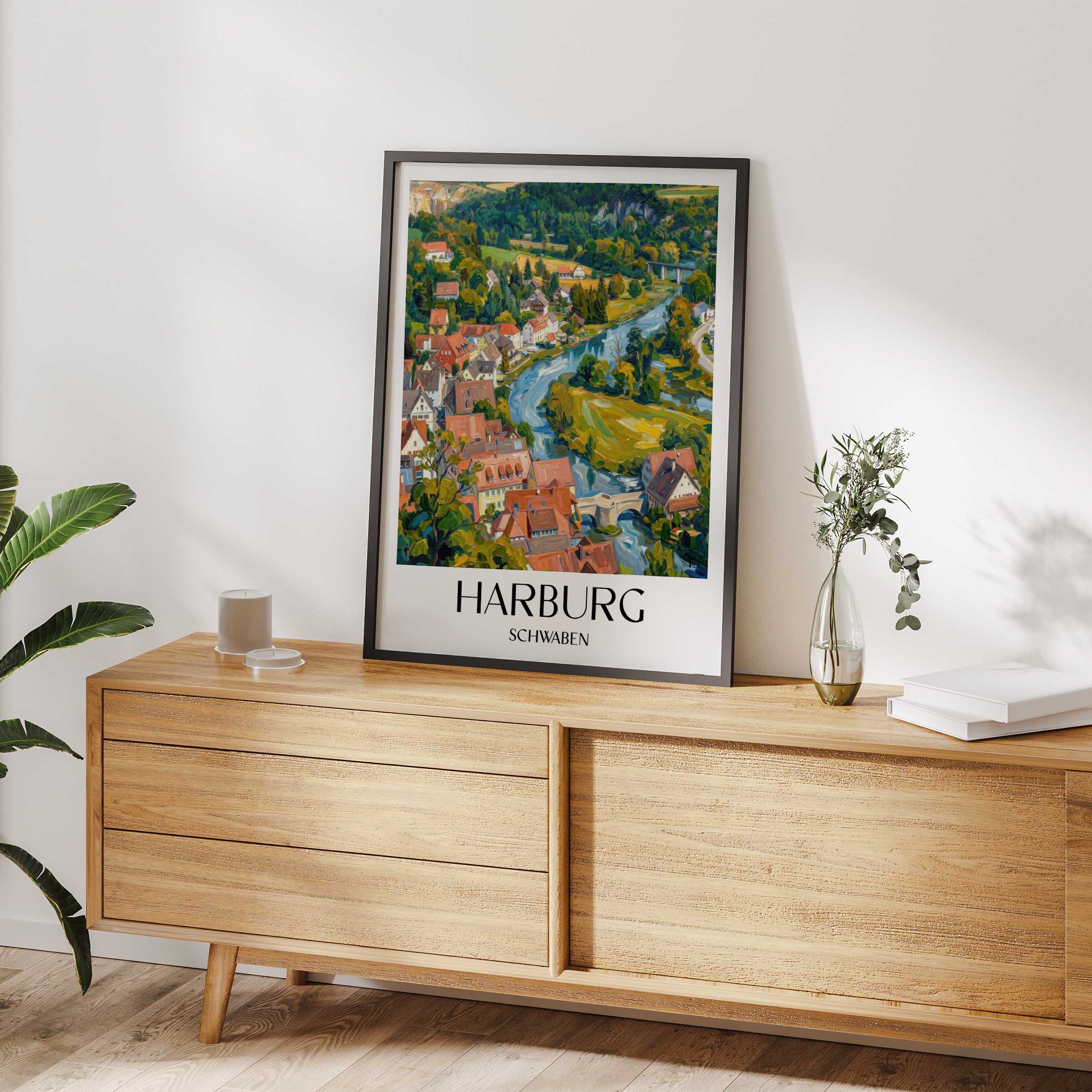 harburg-schwaben-deutschland-poster-oil-painting-oelgemaelde