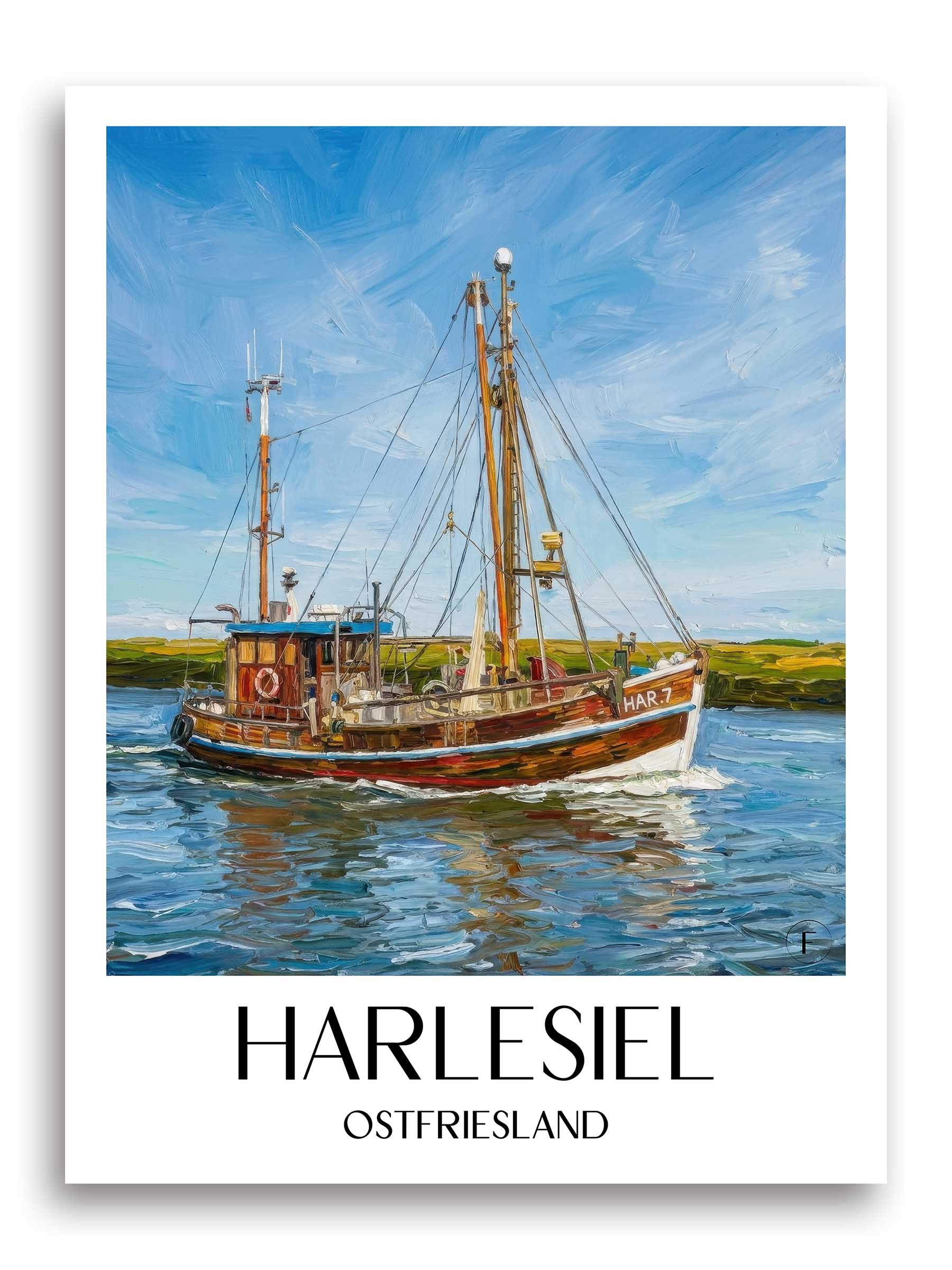harlesiel-ostfriesland-deutschland-poster-oil-painting-oelgemaelde
