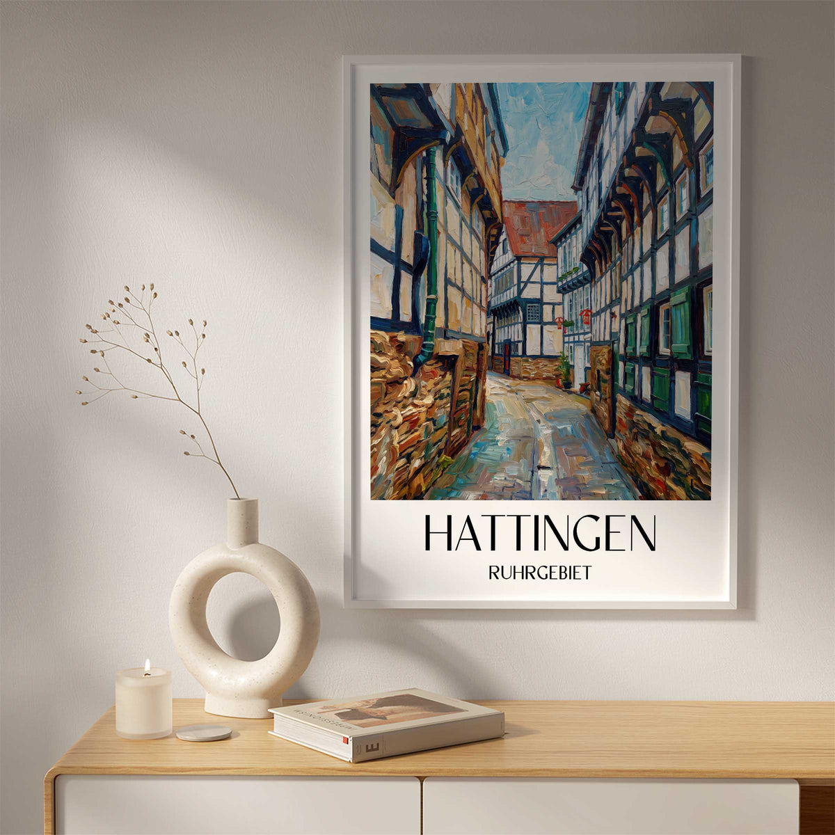 hattingen-ruhrgebiet-deutschland-poster-oil-painting-oelgemaelde
