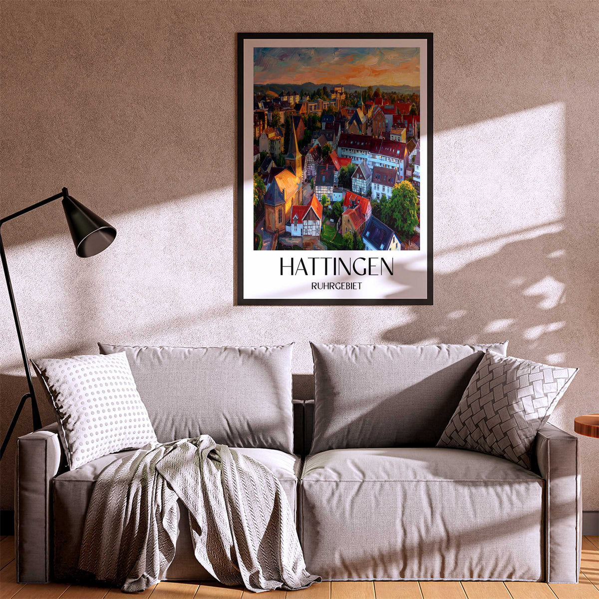 hattingen-ruhrgebiet-deutschland-poster-oil-painting-oelgemaelde