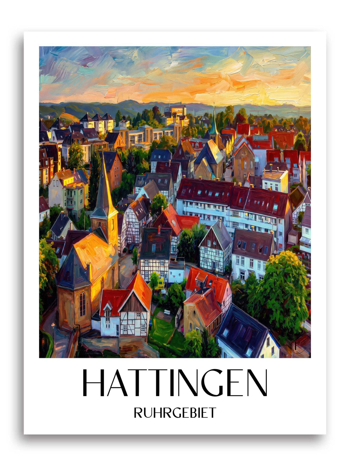 hattingen-ruhrgebiet-deutschland-poster-oil-painting-oelgemaelde