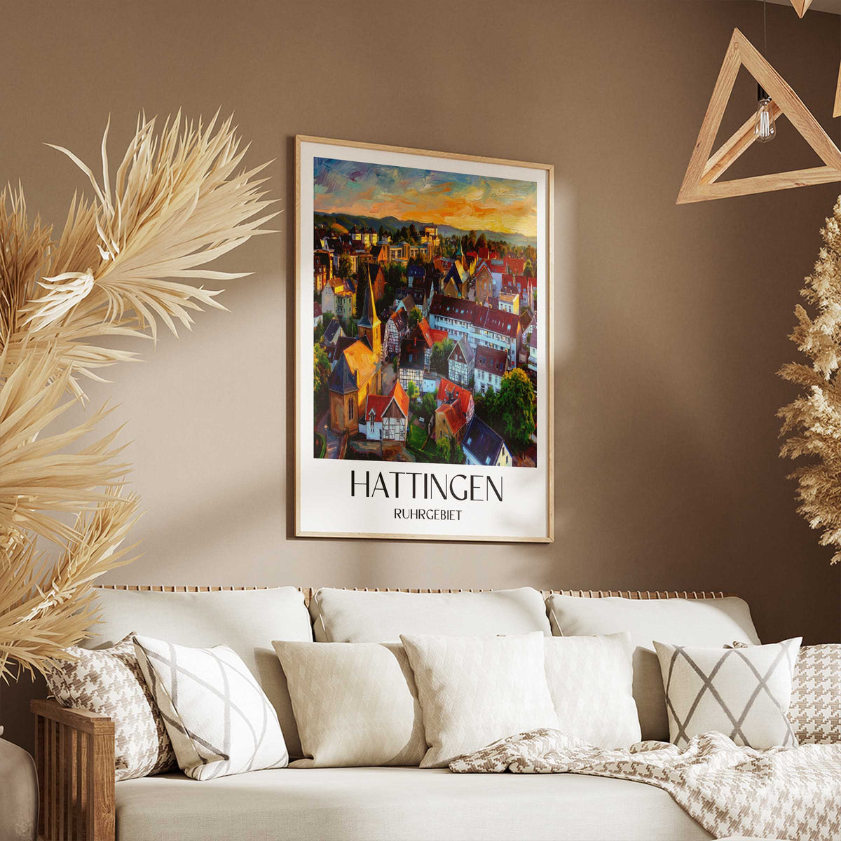 hattingen-ruhrgebiet-deutschland-poster-oil-painting-oelgemaelde