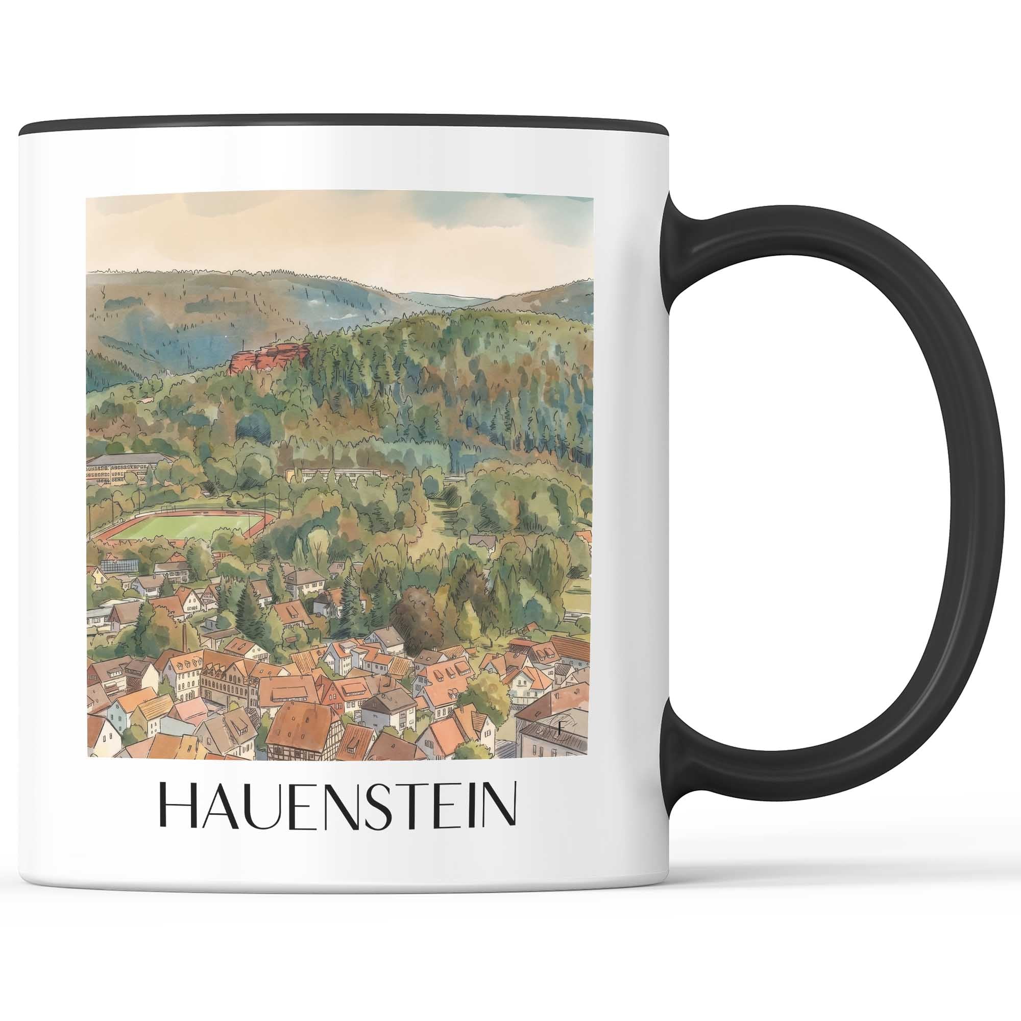hauenstein-pfälzerwald-deutschland-kaffeebecher-aquarell