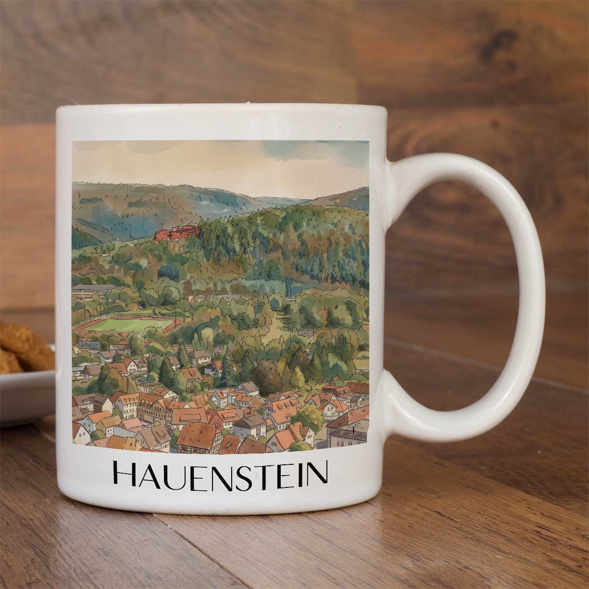 hauenstein-pfälzerwald-deutschland-kaffeebecher-aquarell