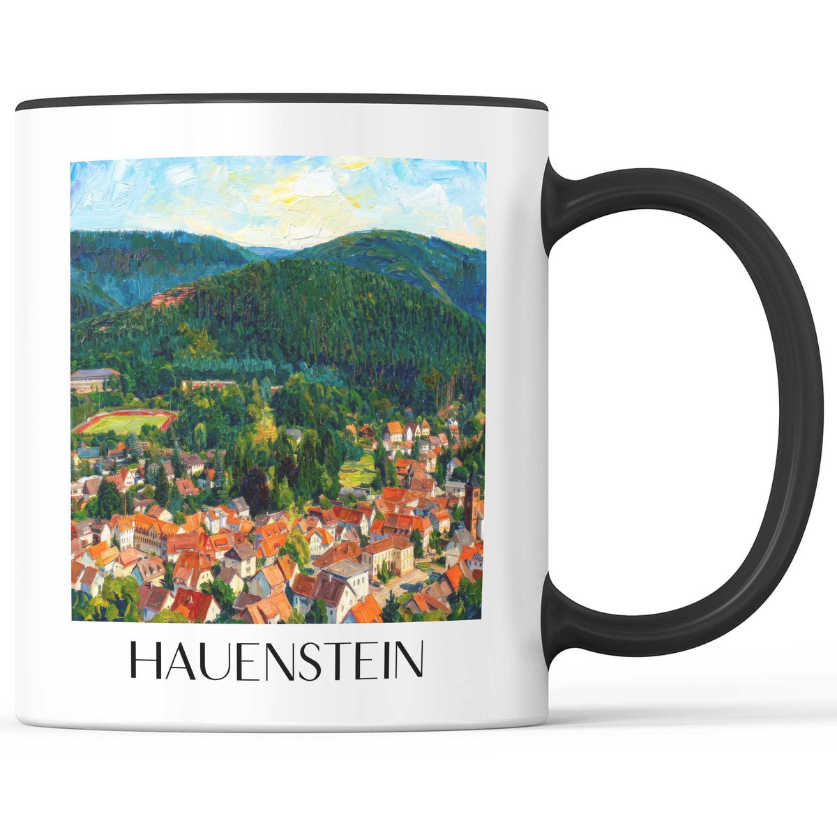 hauenstein-pfälzerwald-deutschland-kaffeebecher-oil-painting-oelgemaelde