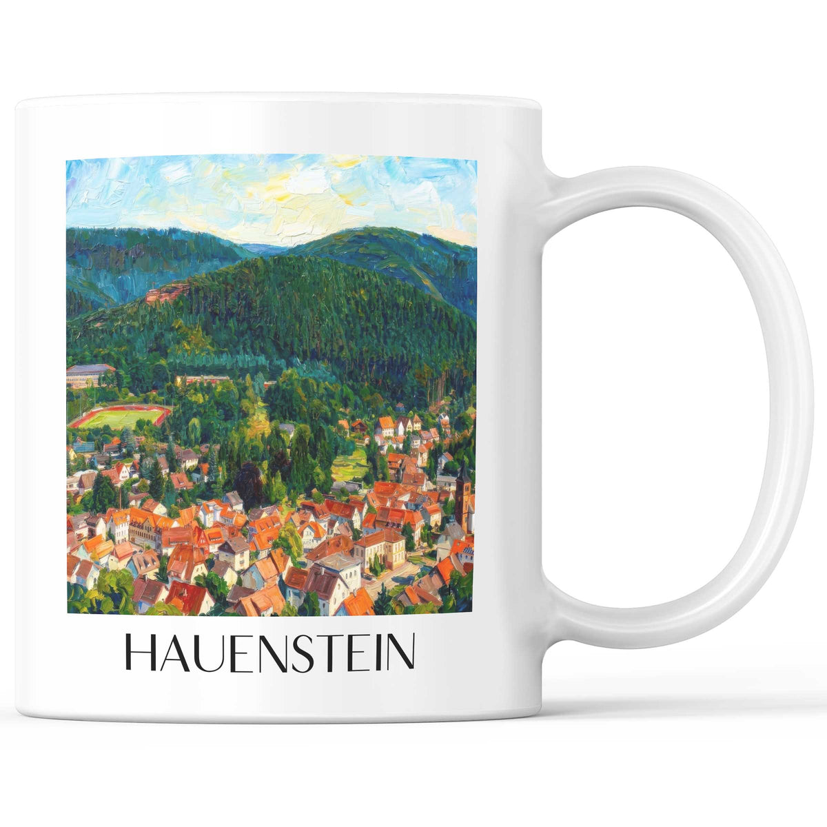 hauenstein-pfälzerwald-deutschland-kaffeebecher-oil-painting-oelgemaelde