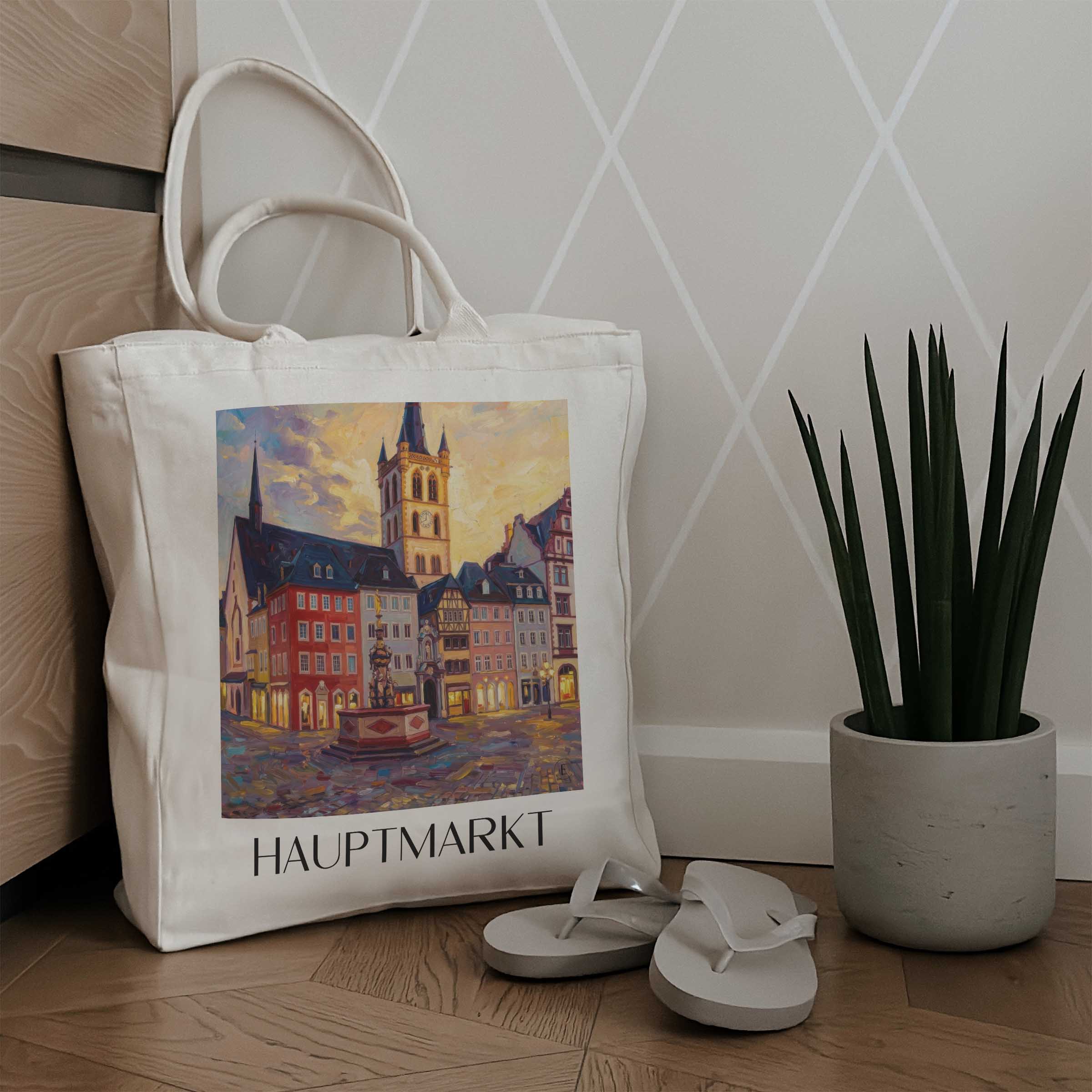 hauptmarkt-trier-deutschland-einkaufstasche-oil-painting-oelgemaelde