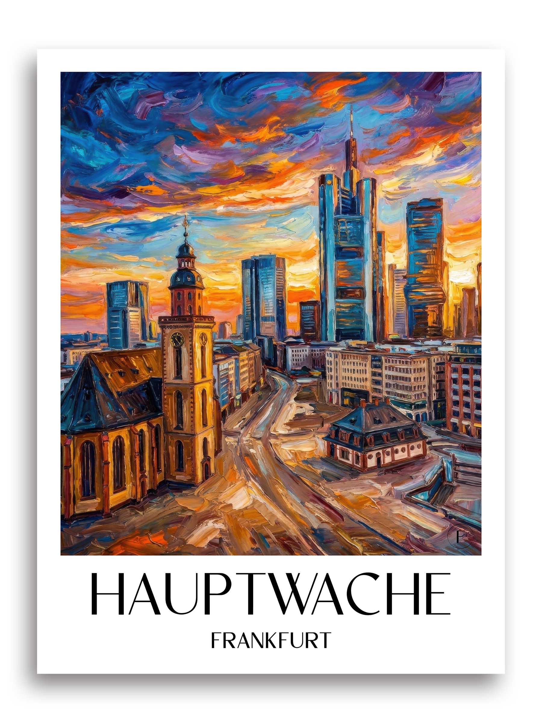 hauptwache-frankfurt-deutschland-poster-oil-painting-oelgemaelde