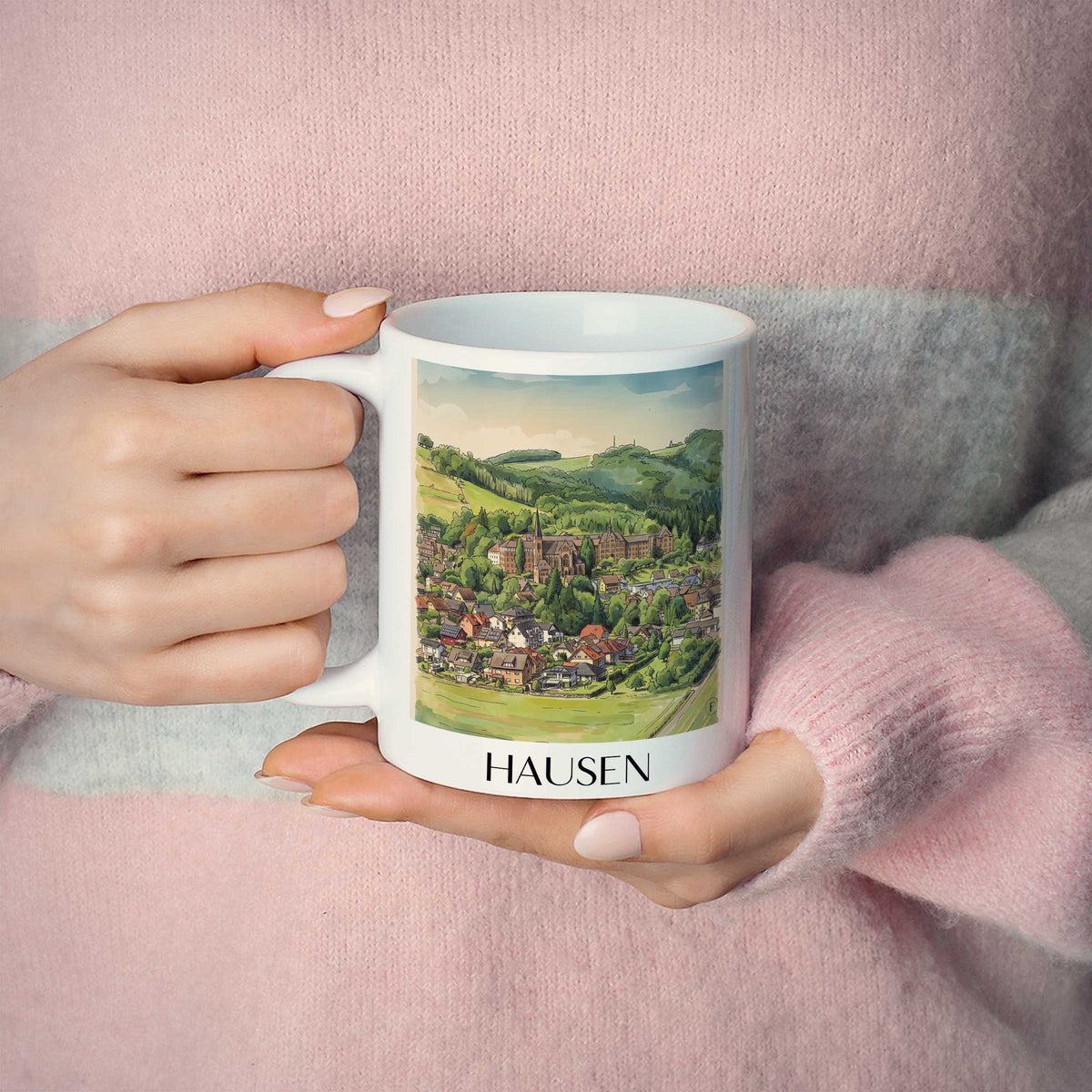 hausen-rhön-deutschland-kaffeebecher-aquarell