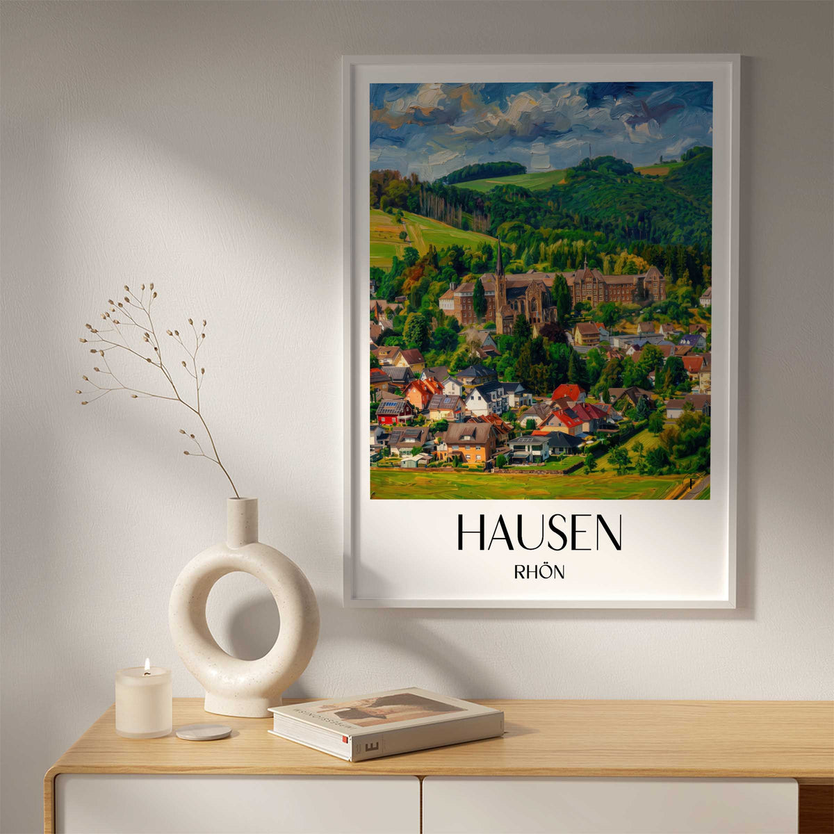 hausen-rhön-deutschland-poster-oil-painting-oelgemaelde