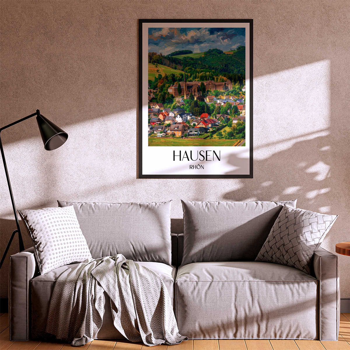 hausen-rhön-deutschland-poster-oil-painting-oelgemaelde