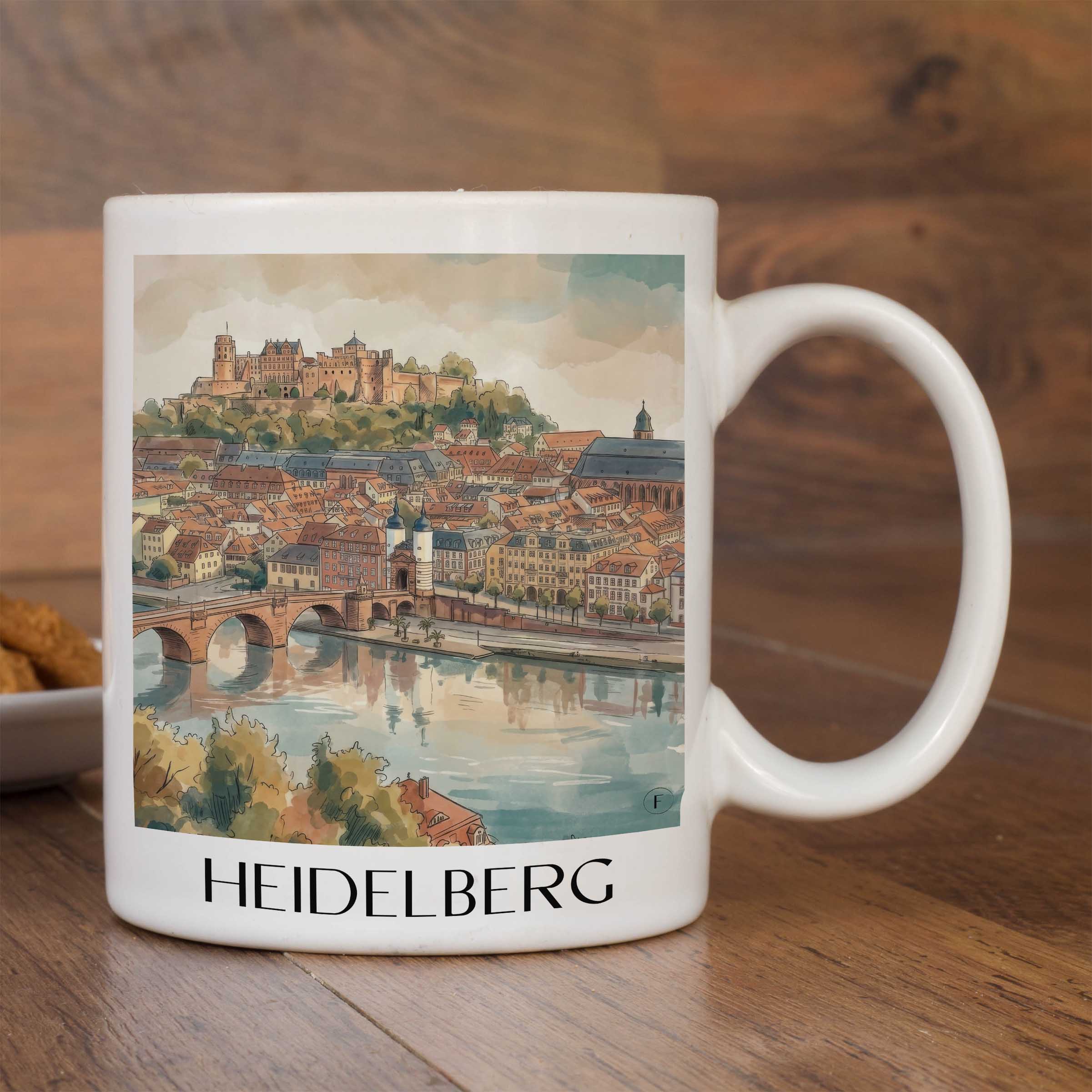heidelberg-baden-württemberg-deutschland-kaffeebecher-aquarell