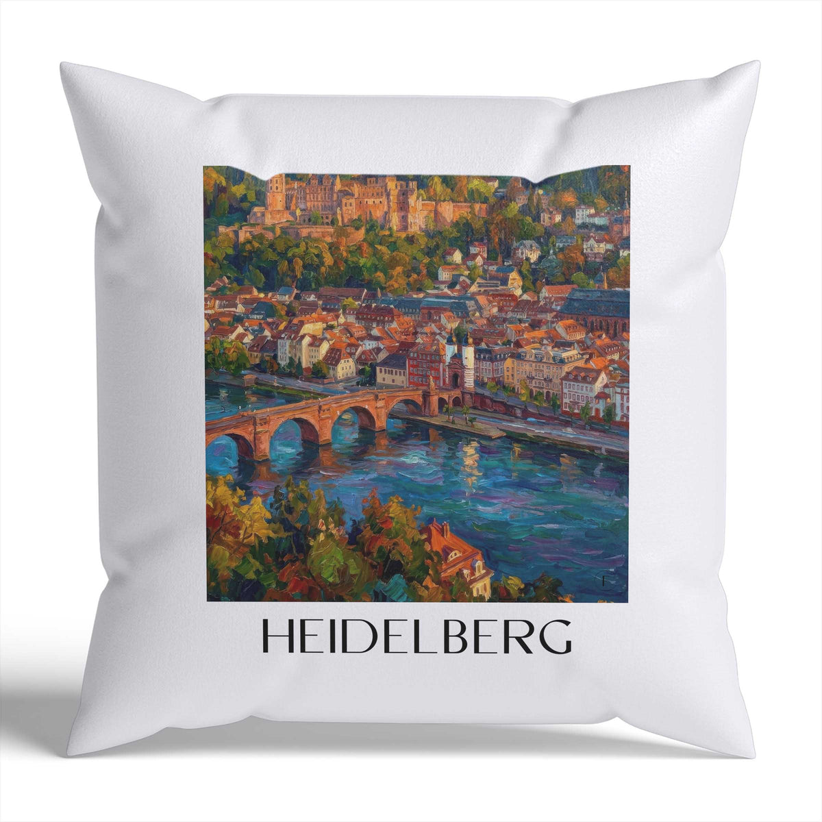 heidelberg-baden-württemberg-deutschland-kissenbezug-oil-painting-oelgemaelde