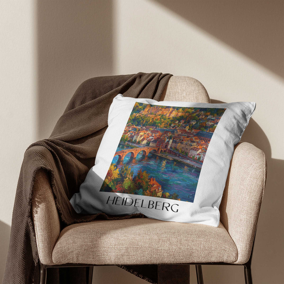 heidelberg-baden-württemberg-deutschland-kissenbezug-oil-painting-oelgemaelde