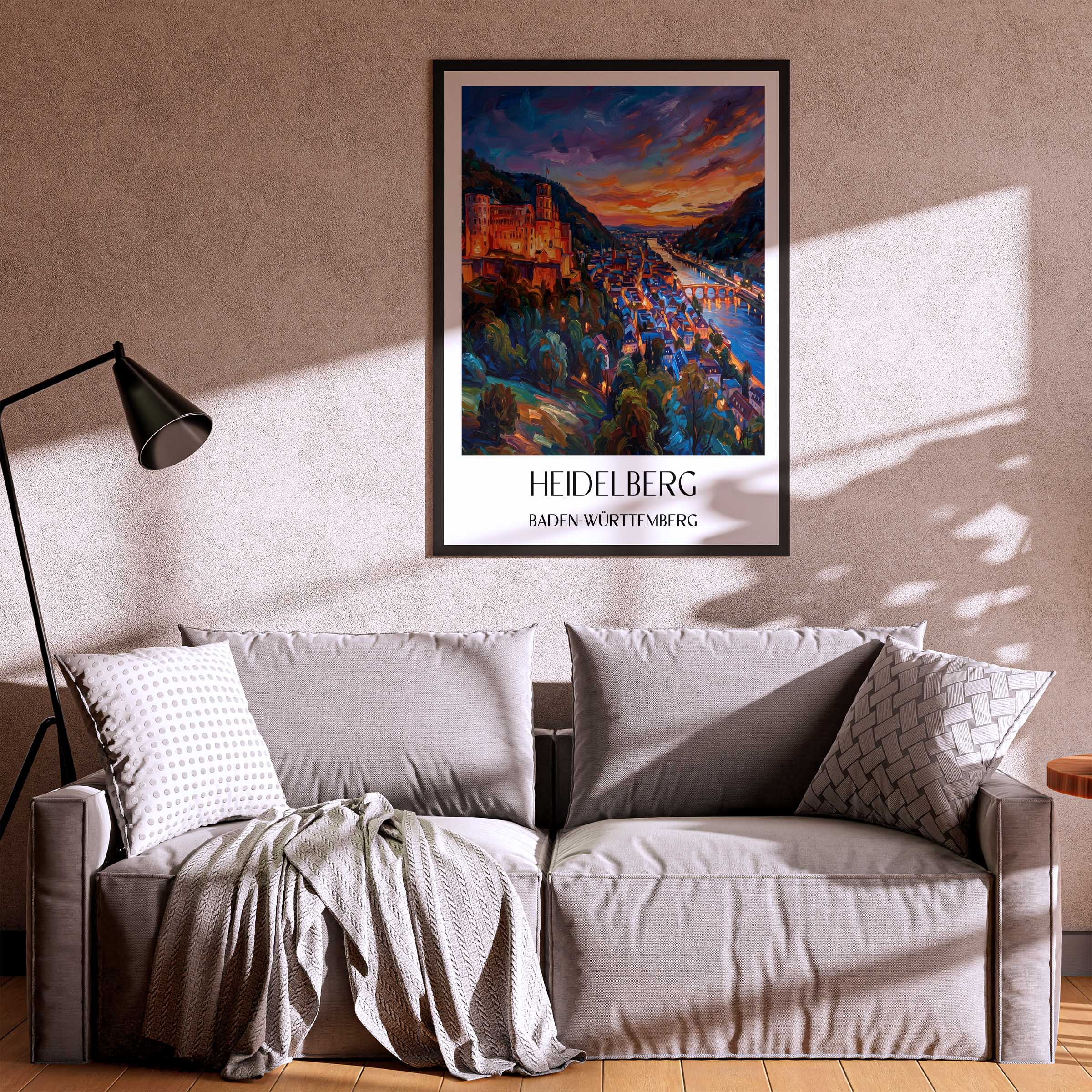 heidelberg-(bei-nacht)-baden-württemberg-deutschland-poster-oil-painting-oelgemaelde