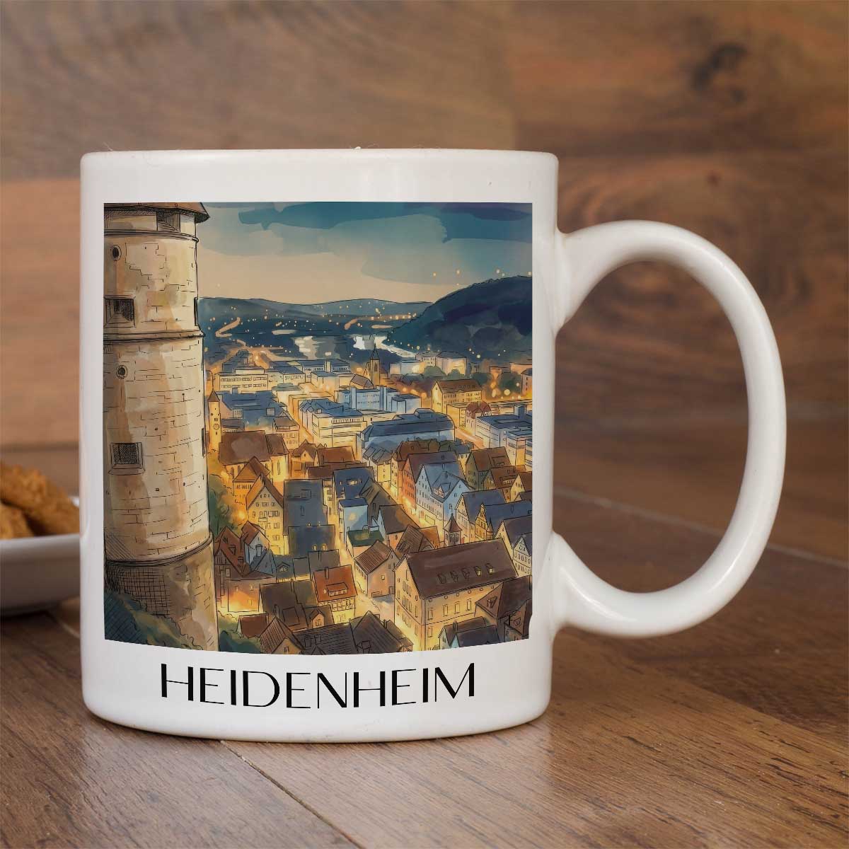 heidenheim-schwäbische-alb-deutschland-kaffeebecher-aquarell