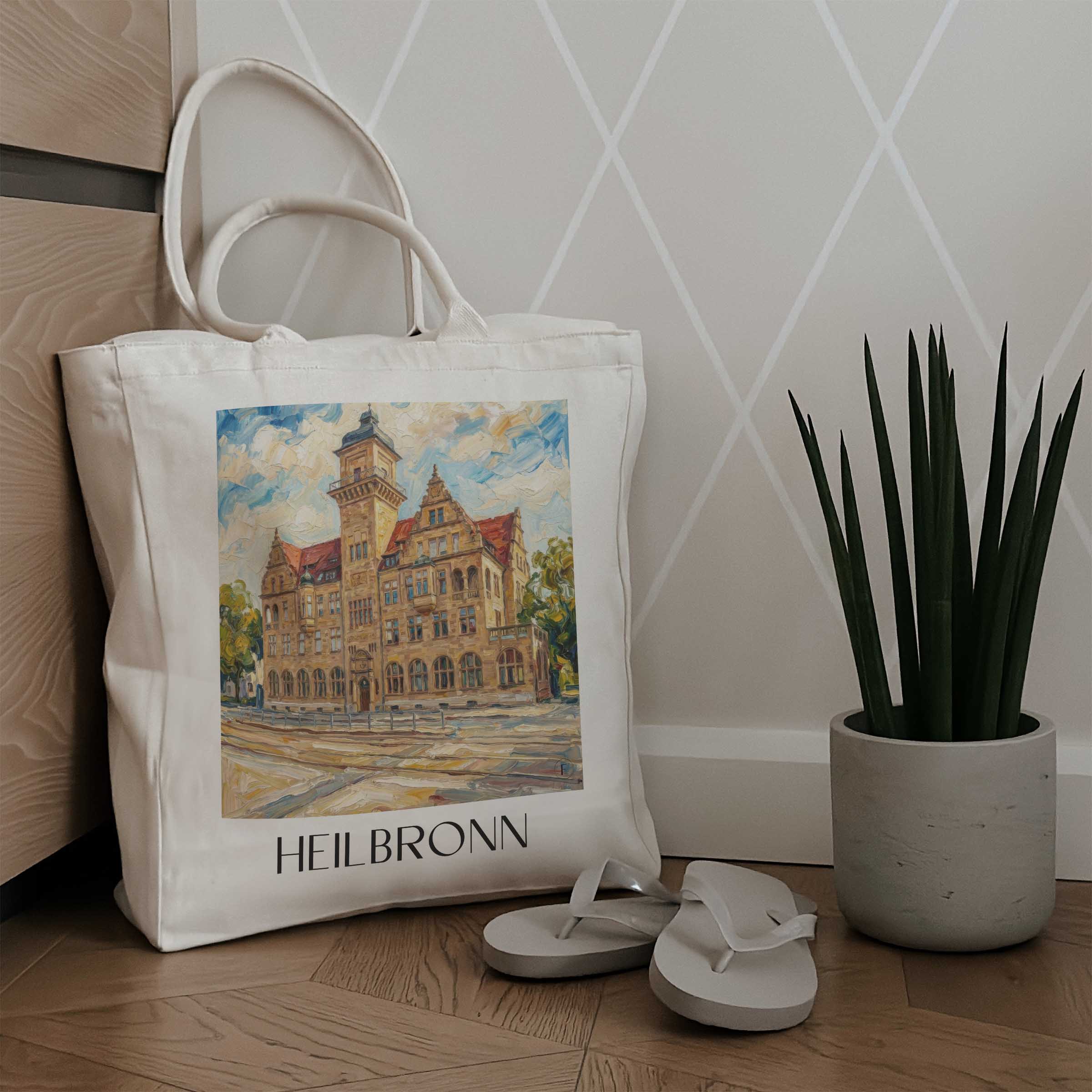 heilbronn-deutschland-einkaufstasche-oil-painting-oelgemaelde